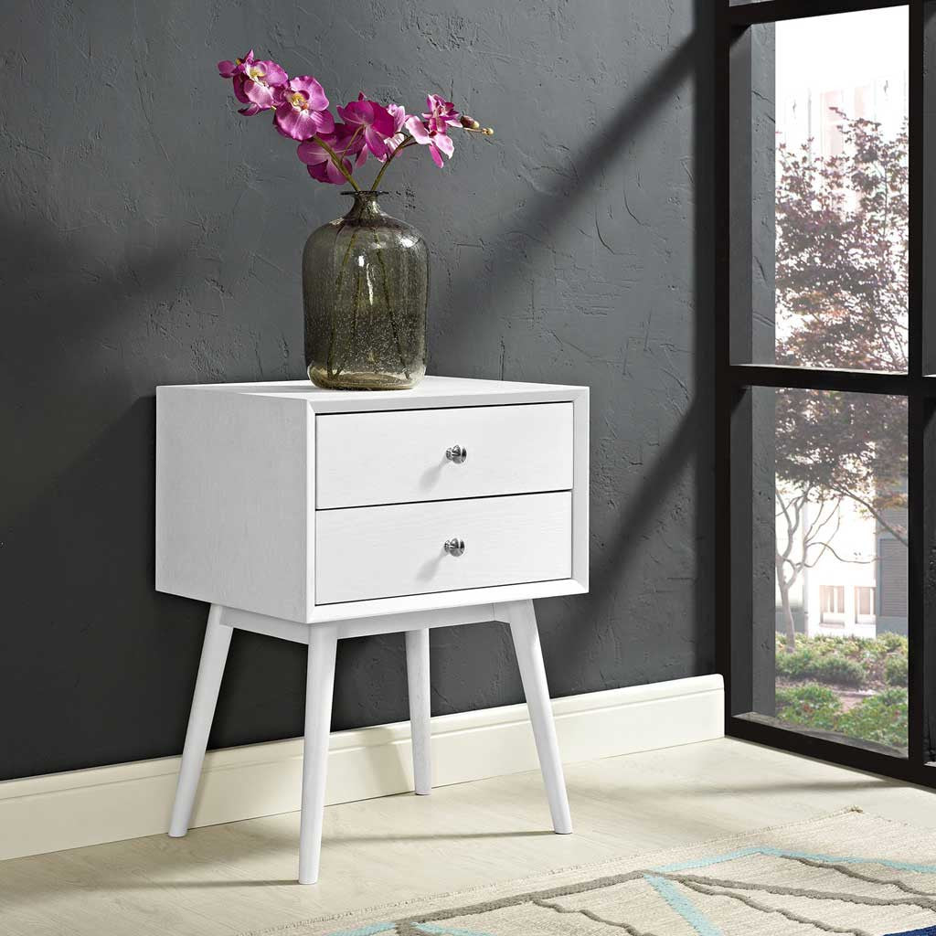 Davis Nightstand White