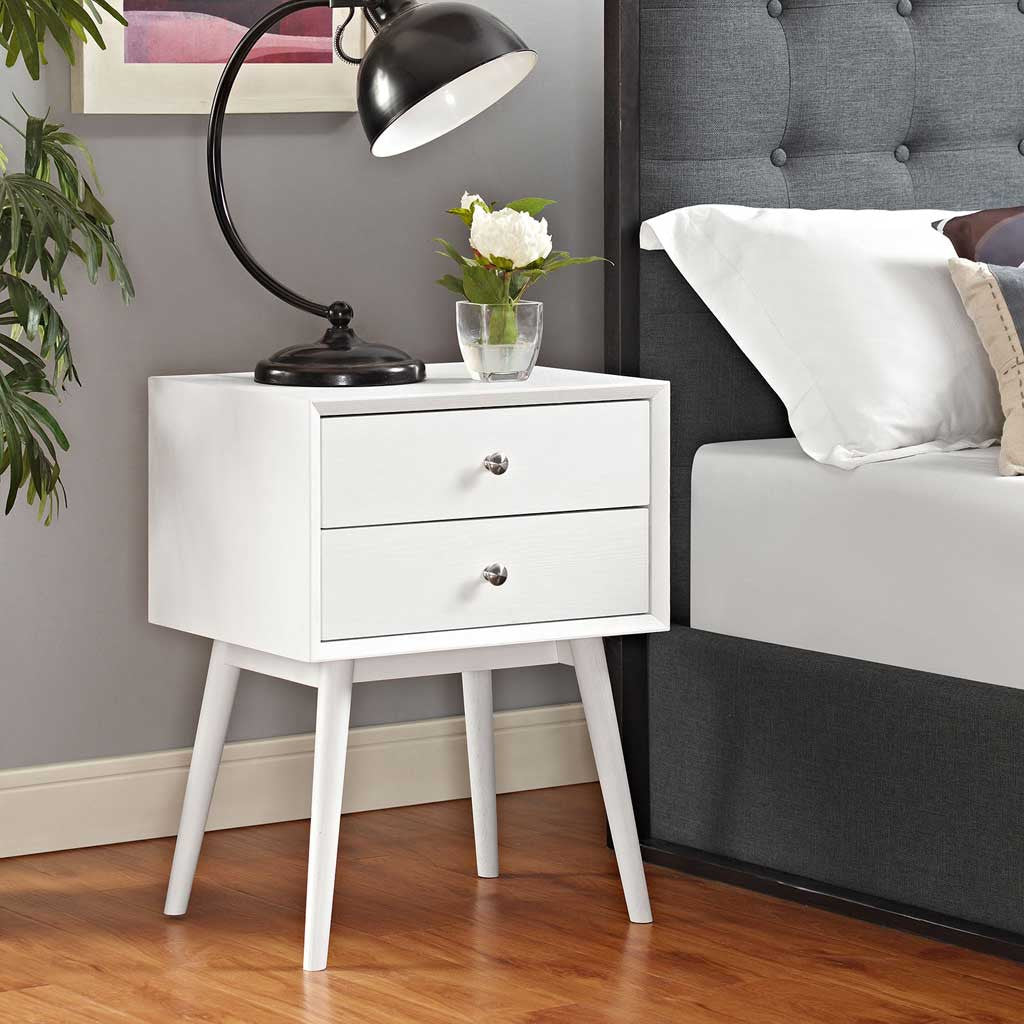 Davis Nightstand White