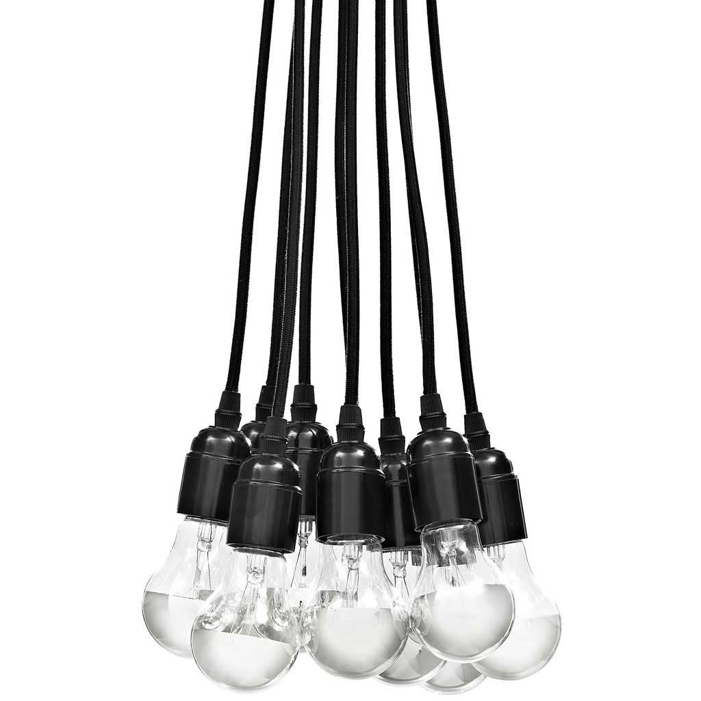 Suspension Ceiling Fixture Black