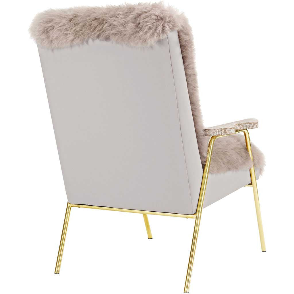 Sheepskin Armchair Brown