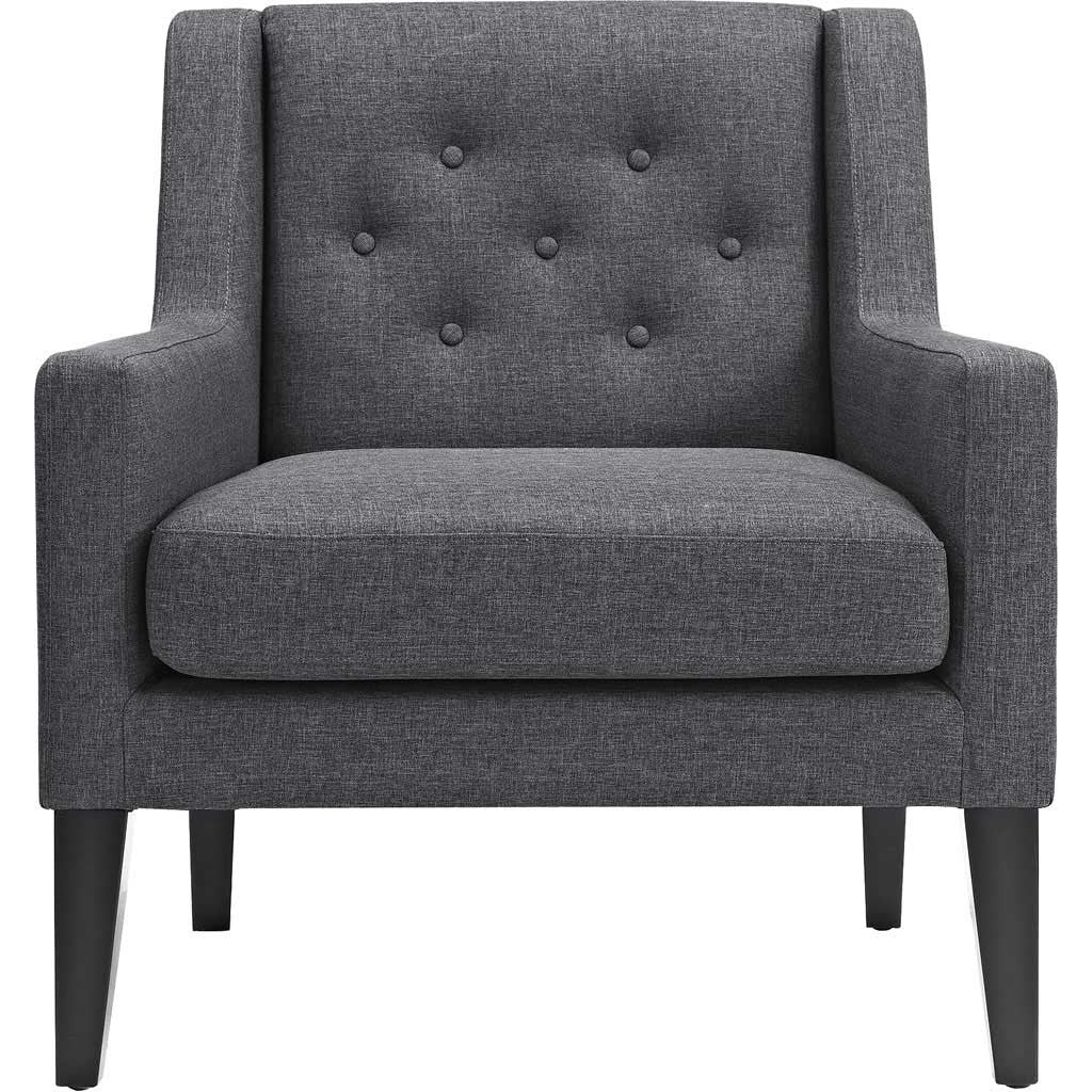 Eminence Fabric Armchair Gray