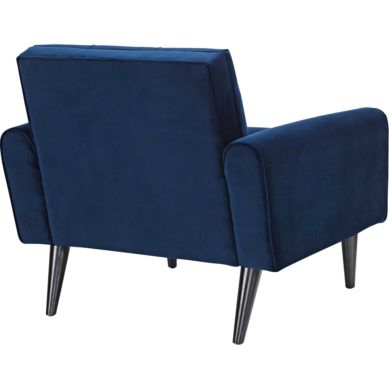 Davis Velvet Armchair Navy