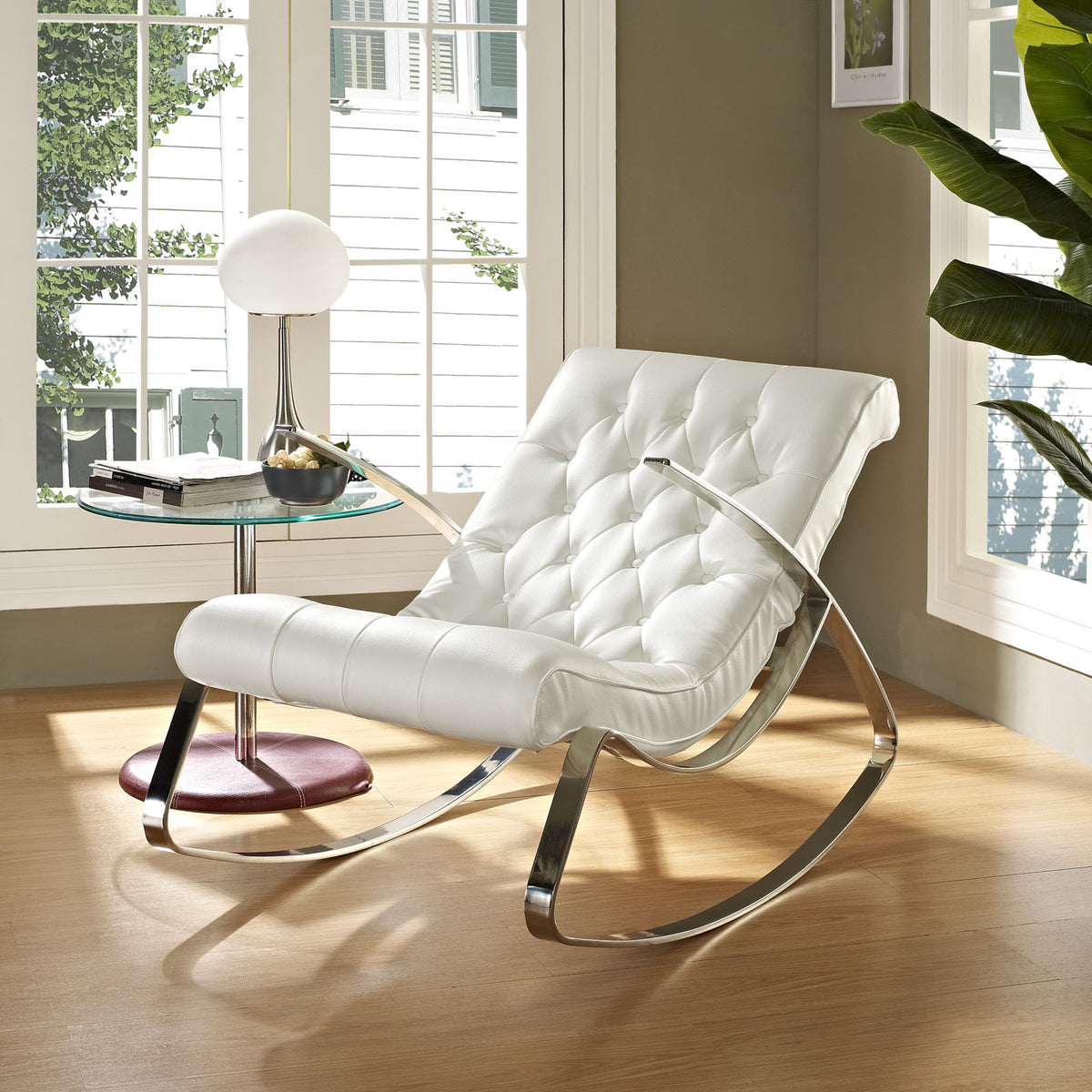 Canoa Rocking Chair White