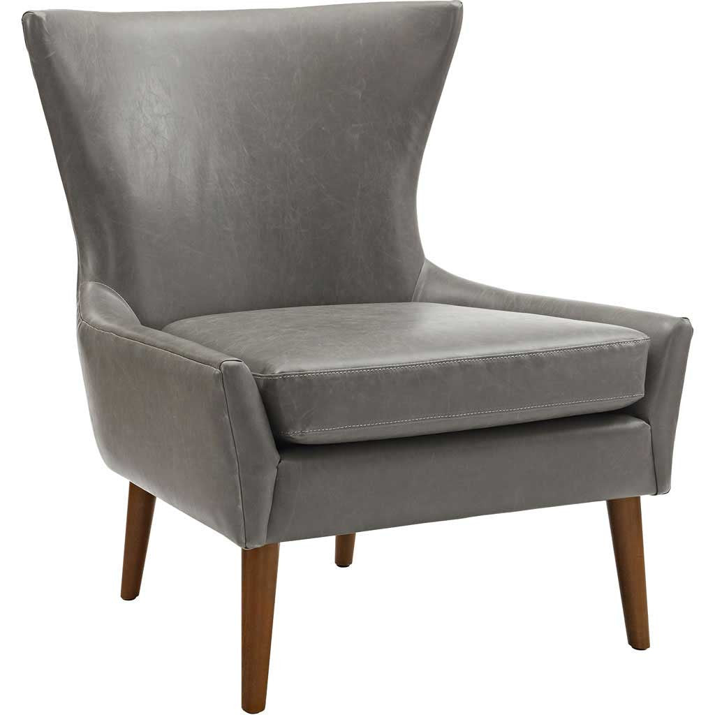 Kessel Vinyl Armchair Gray