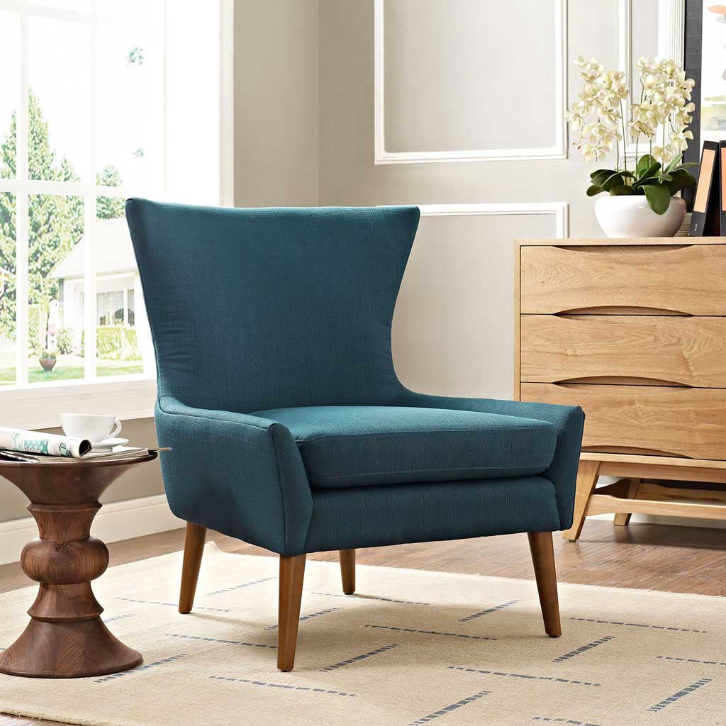 Kessel Fabric Armchair Azure