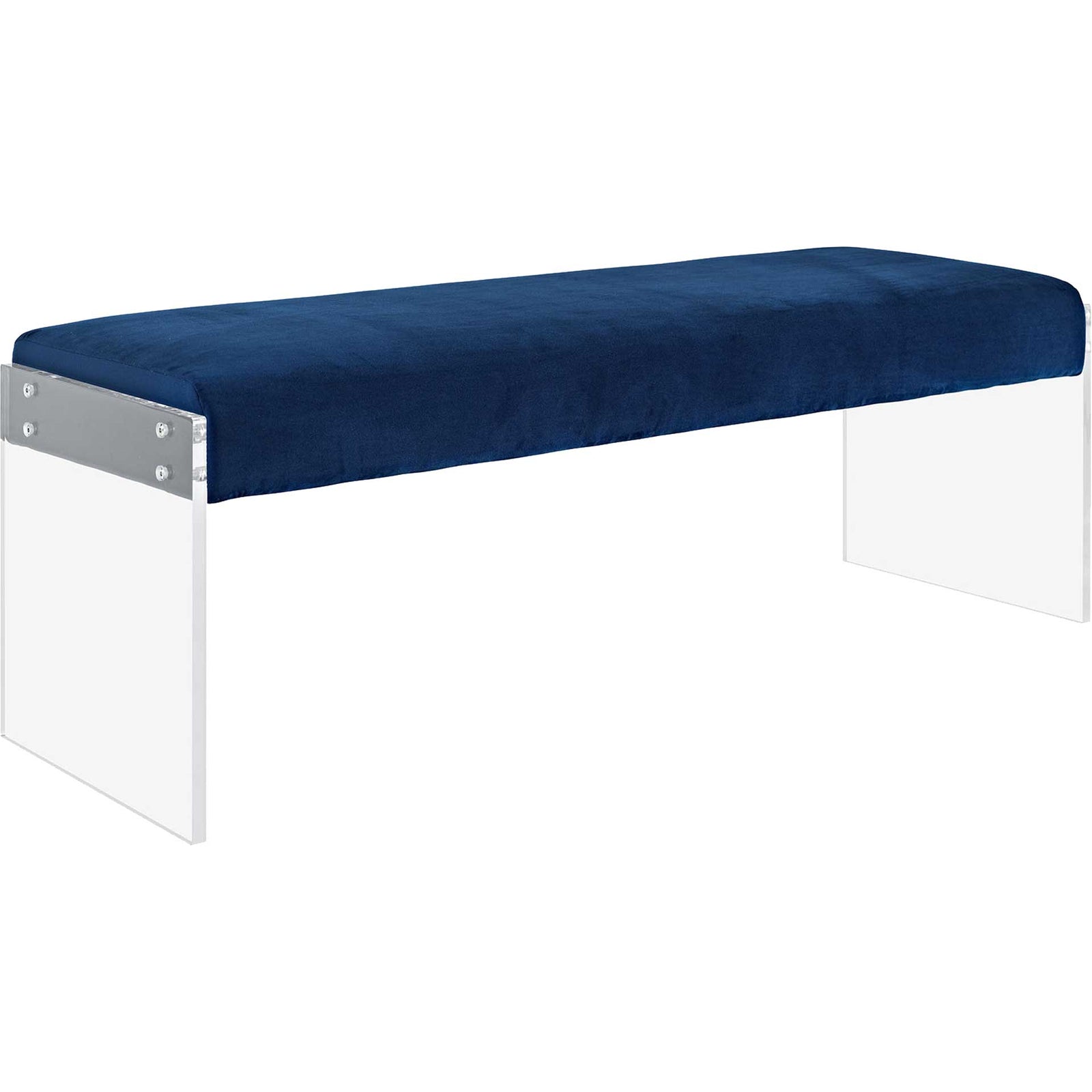 Rome Velvet Bench Navy
