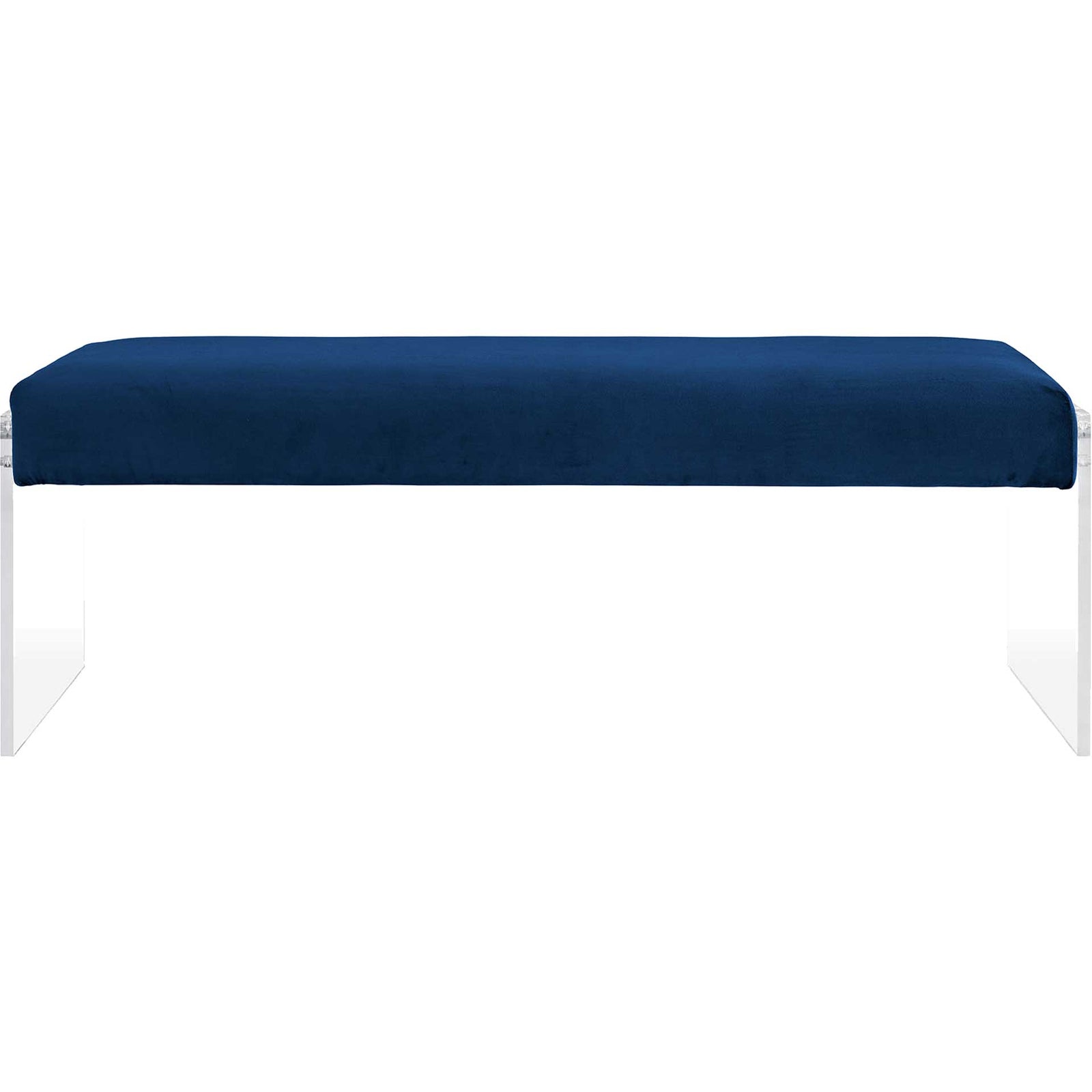 Rome Velvet Bench Navy