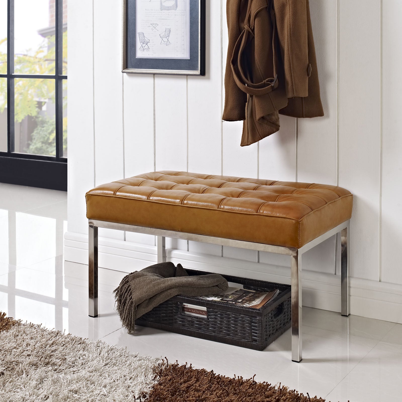 Lyte Two-Seater Bench Tan