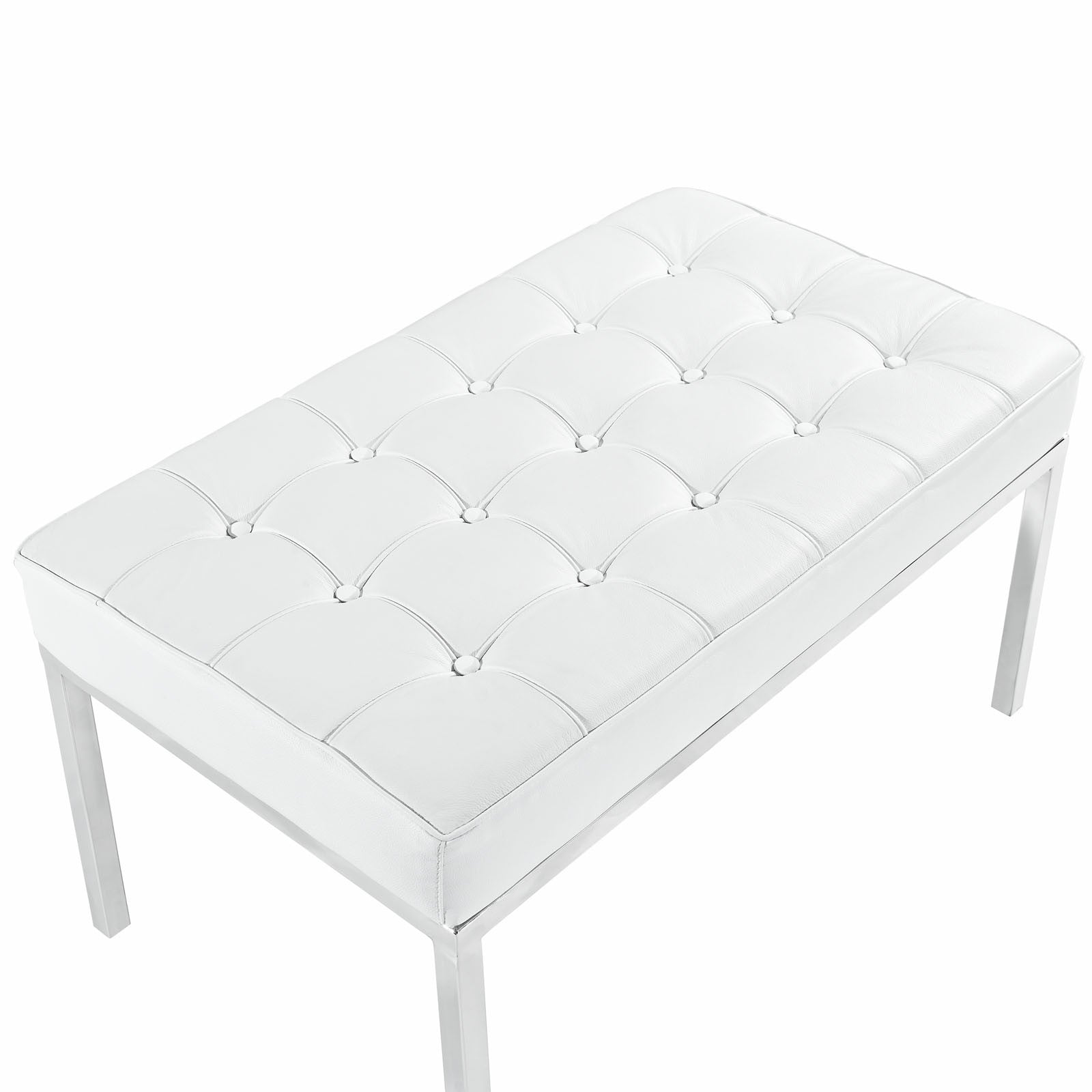 Lyte Two-Seater Bench White