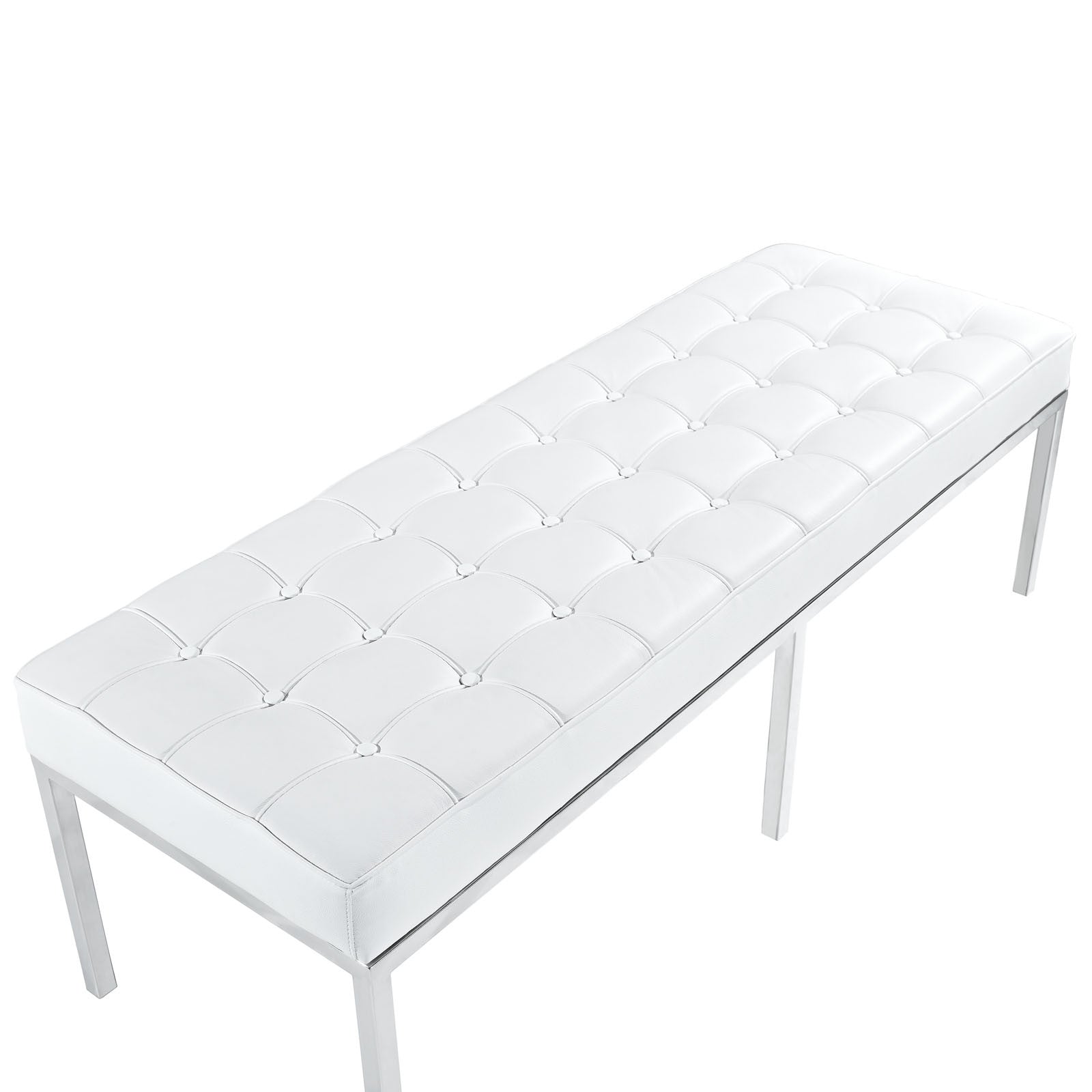 Lyte Three-Seater Bench White