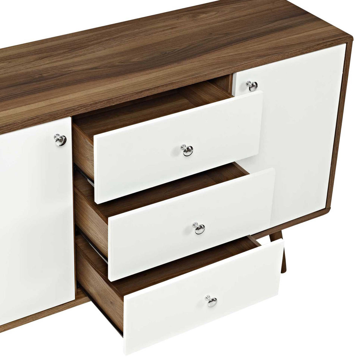 Tiffin Sideboard Walnut/White