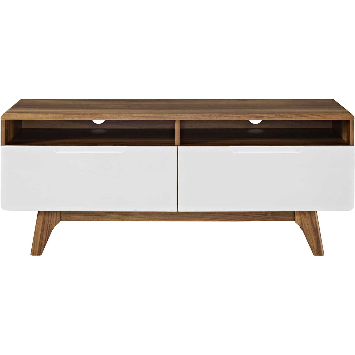 Orion TV Stand Walnut/White