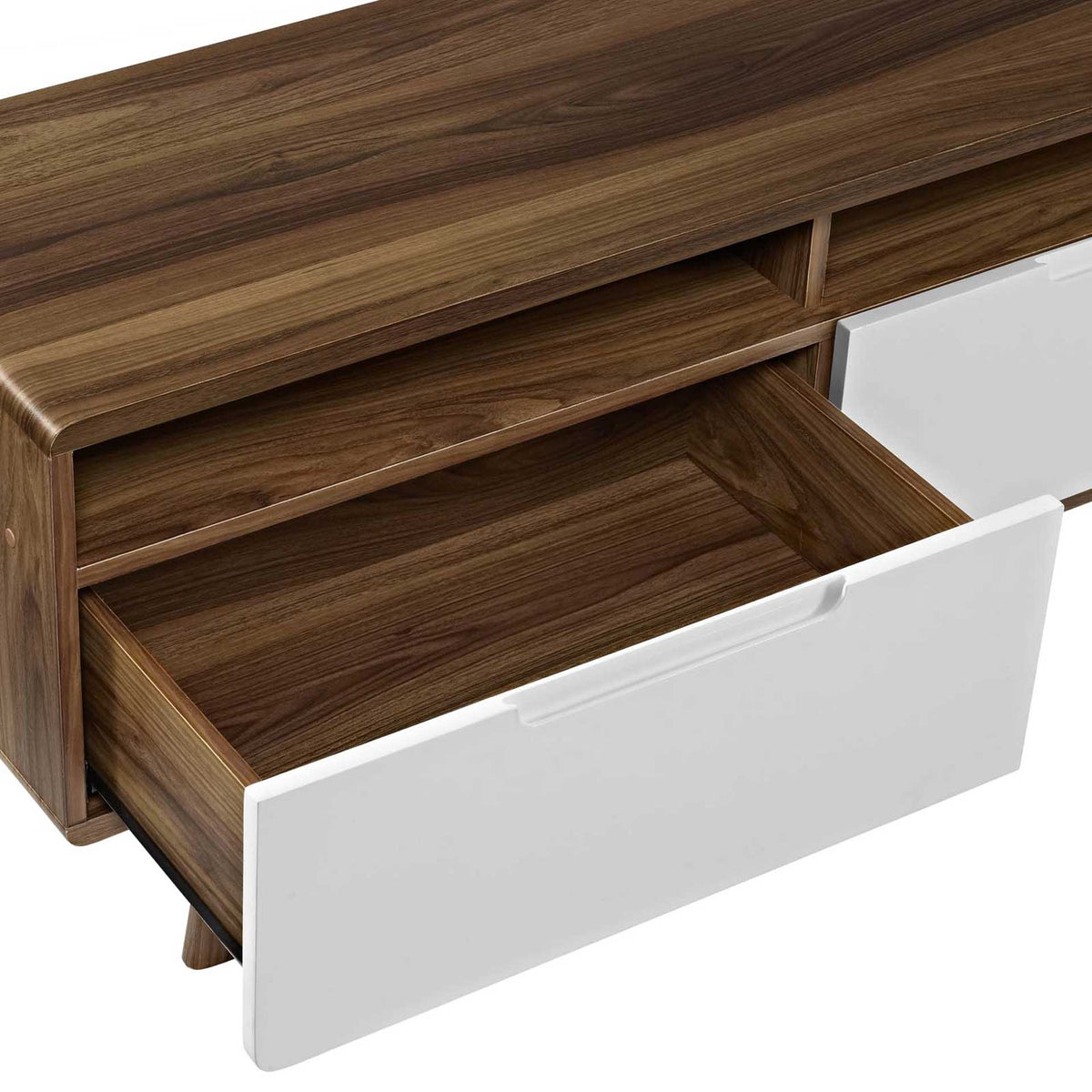 Orion TV Stand Walnut/White
