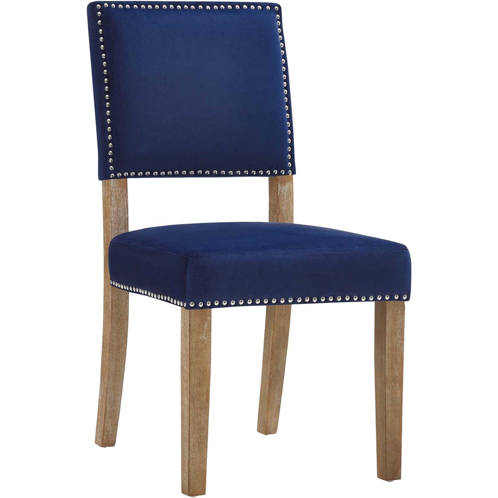 Orwen Wood Dining Chair Navy