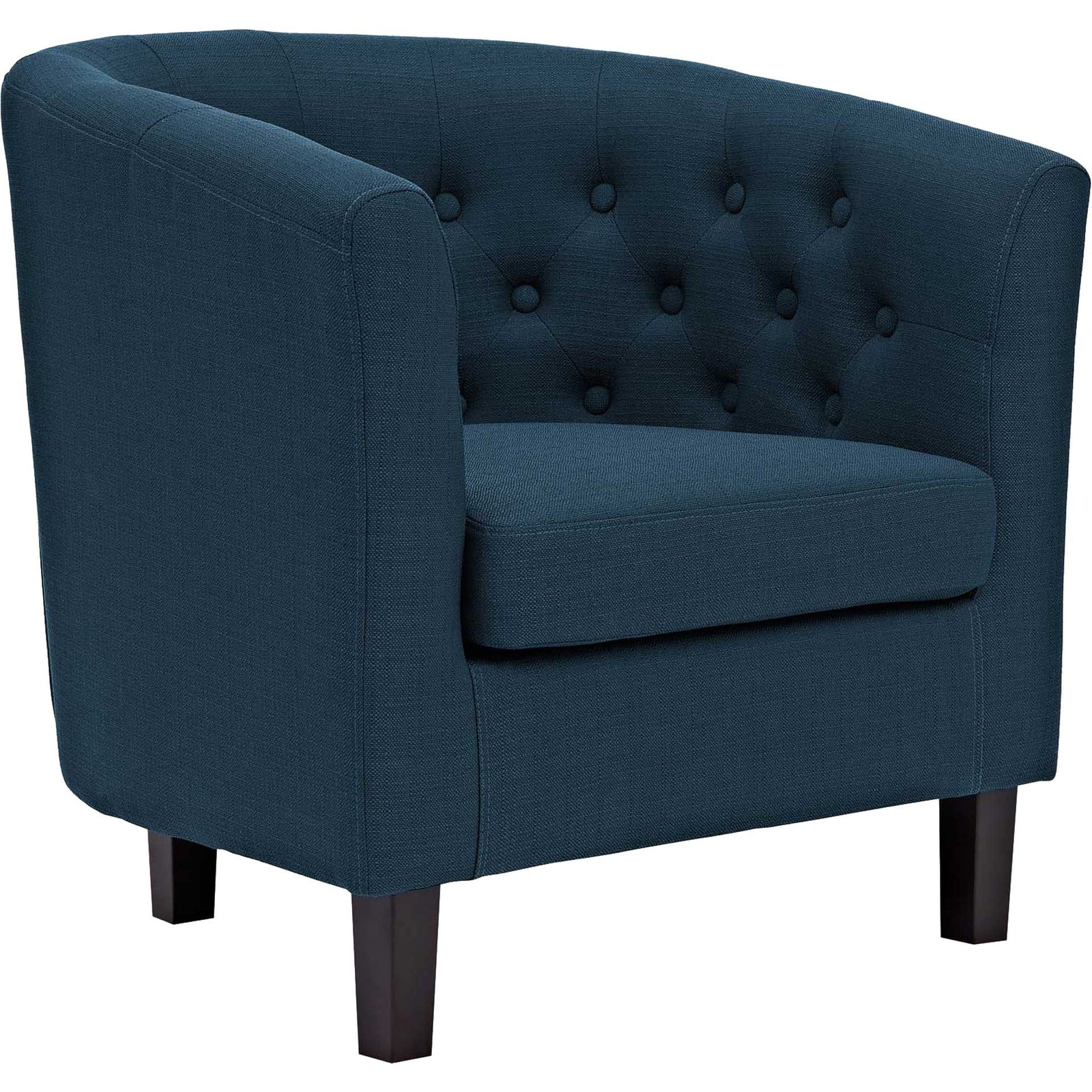 Paloma Upholstered Fabric Armchair Azure