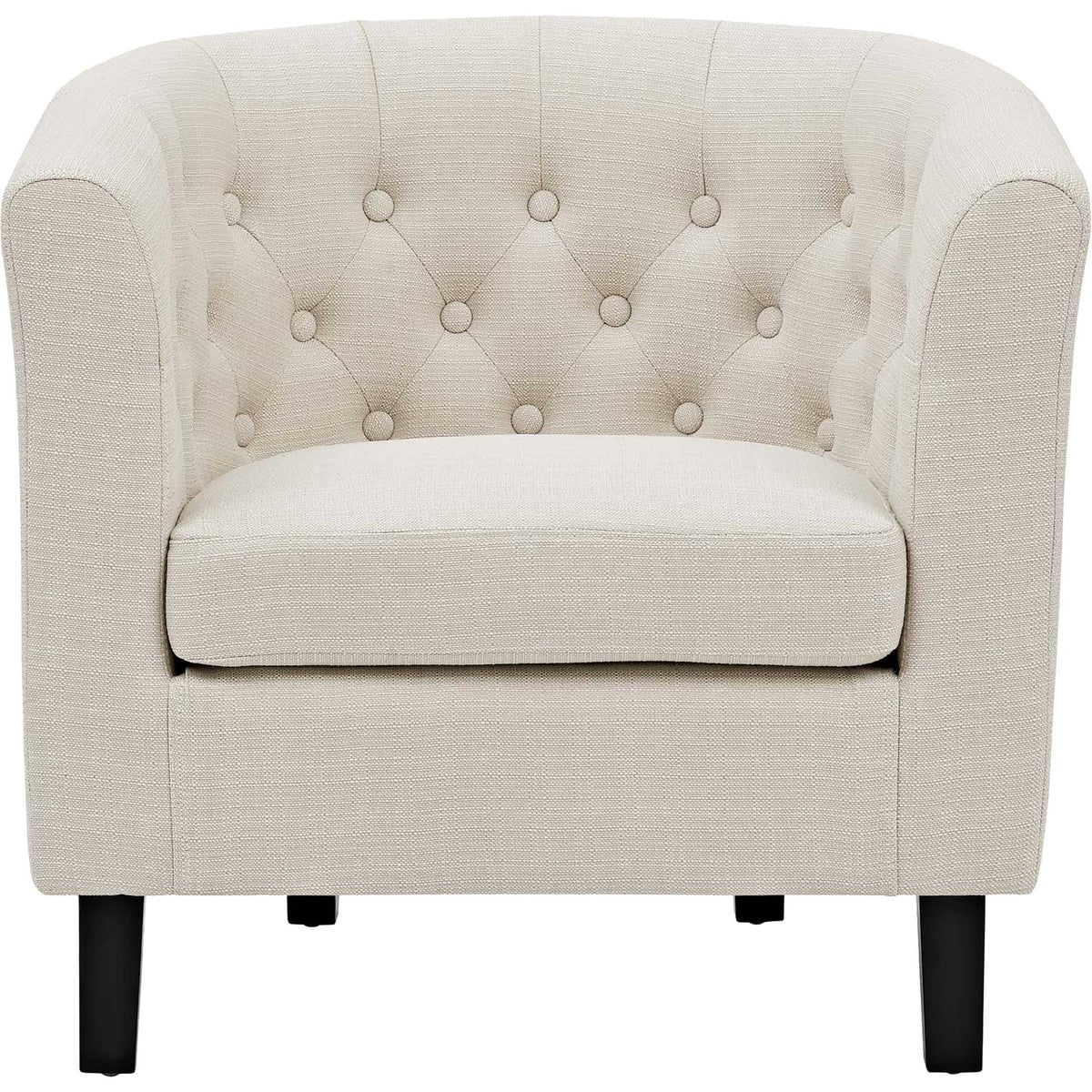 Paloma Upholstered Fabric Armchair Beige