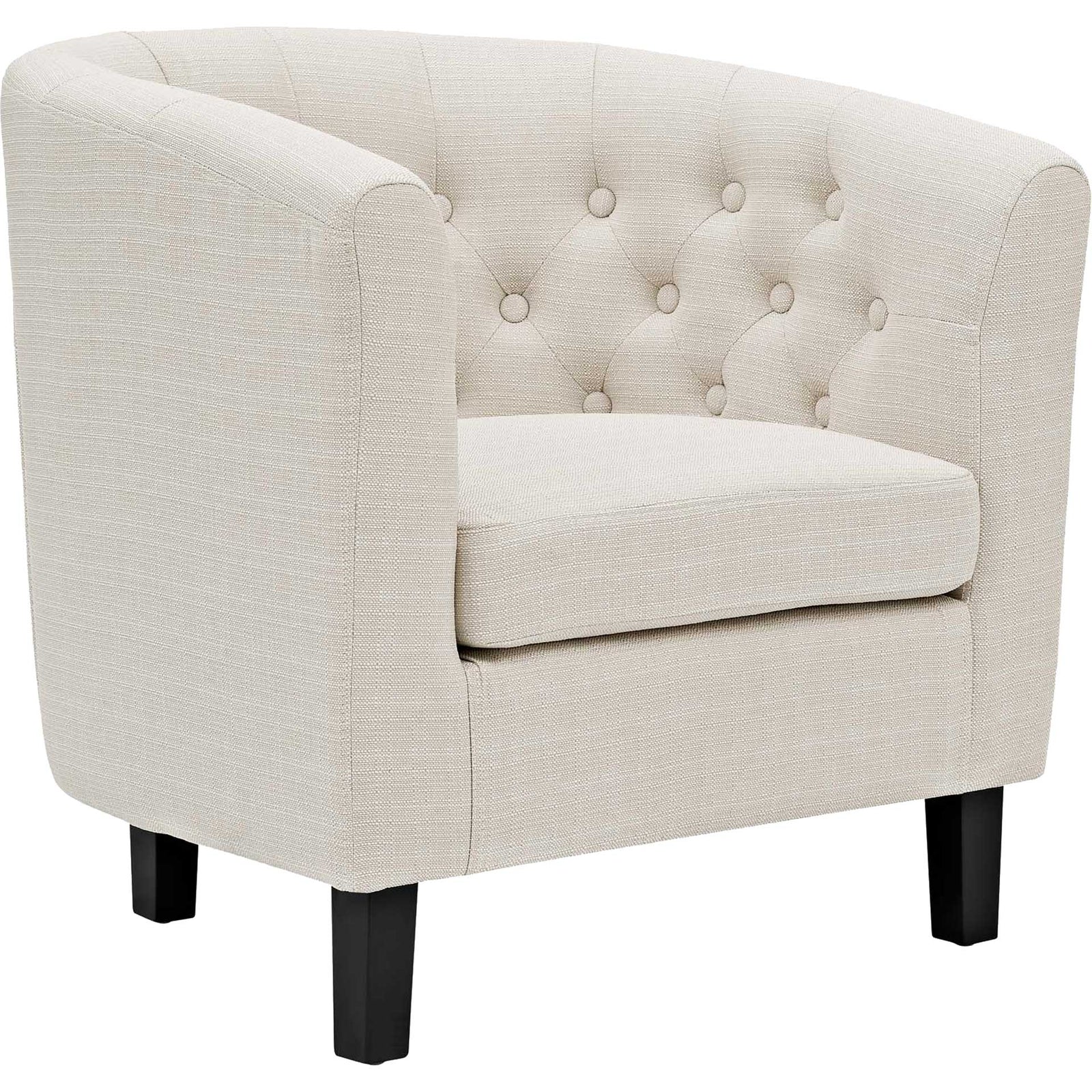 Paloma Upholstered Fabric Armchair Beige