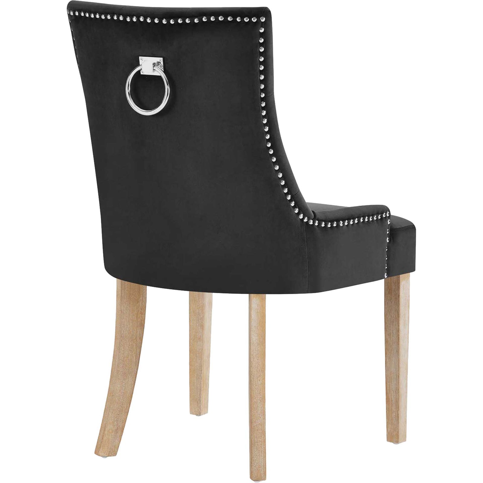 Preston Velvet Dining Chair Black