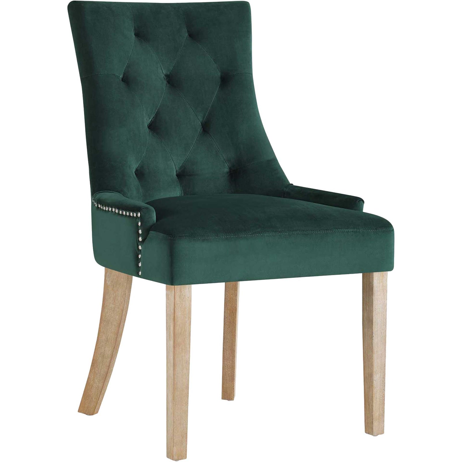 Preston Velvet Dining Chair Green