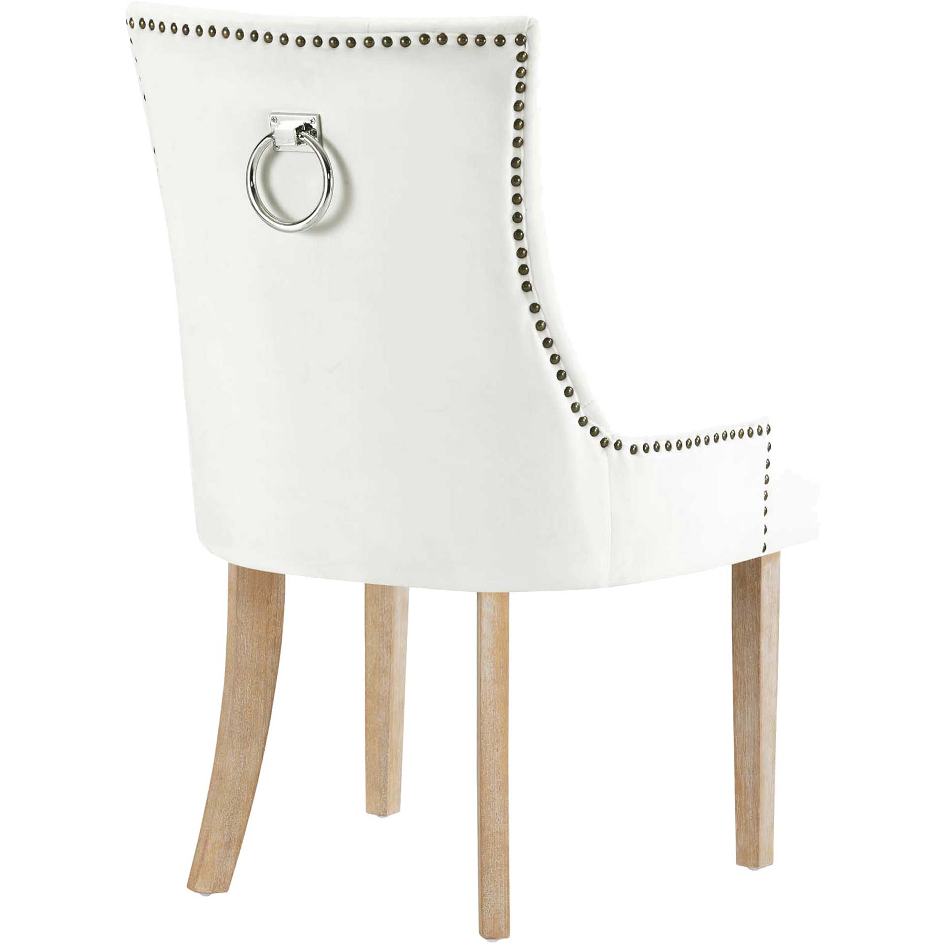 Preston Velvet Dining Chair Ivory