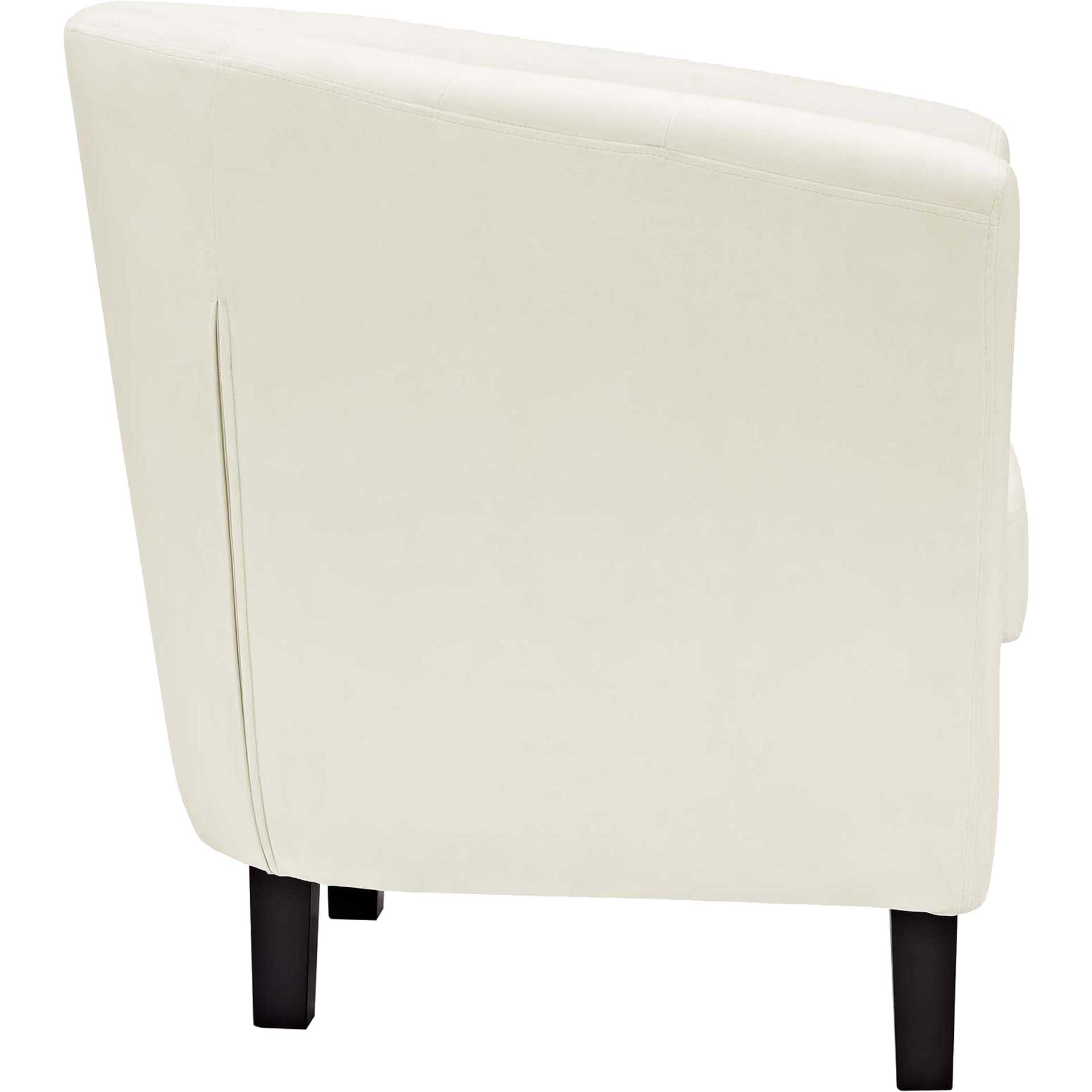 Paloma Upholstered Velvet Armchair Ivory