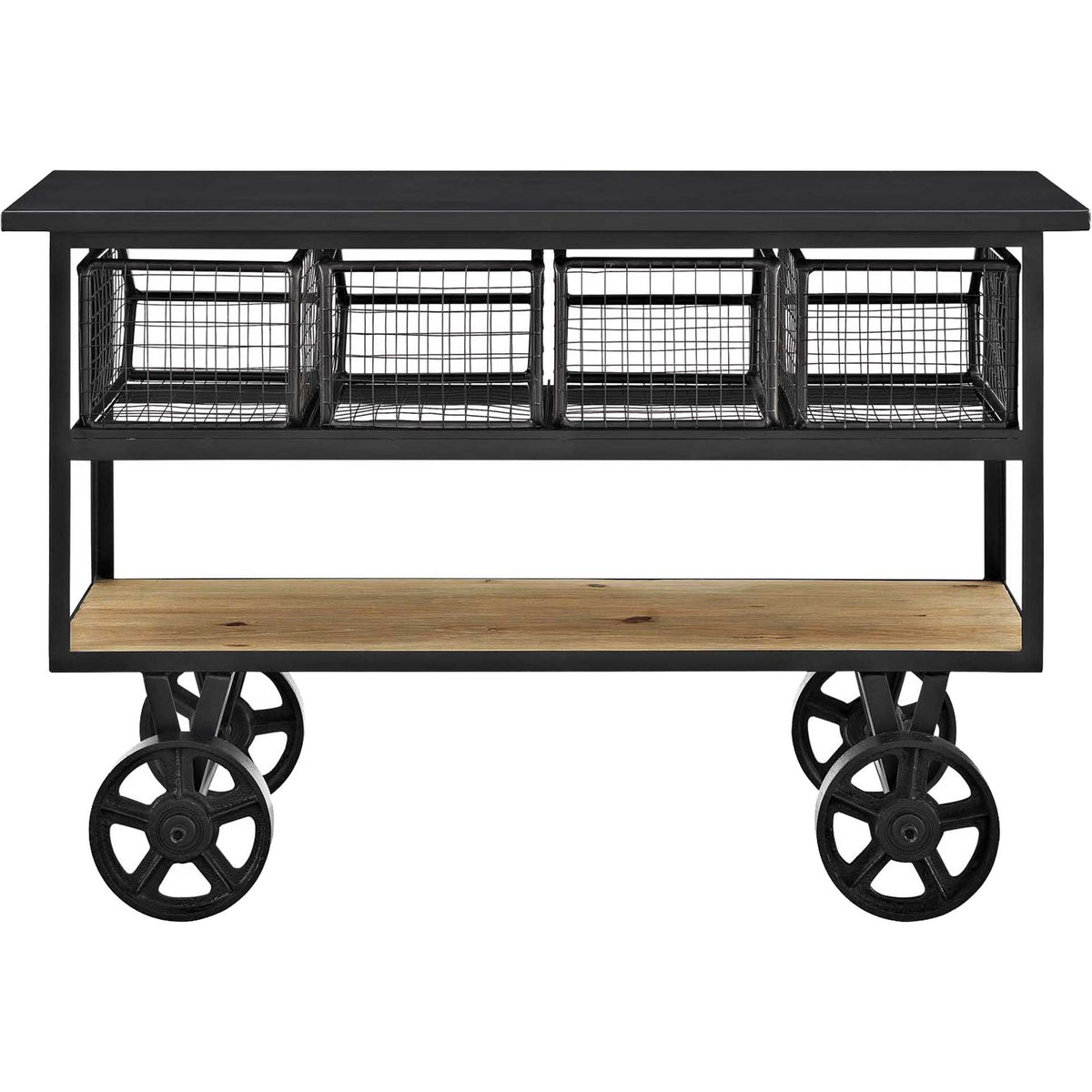 Faith Serving Stand Brown