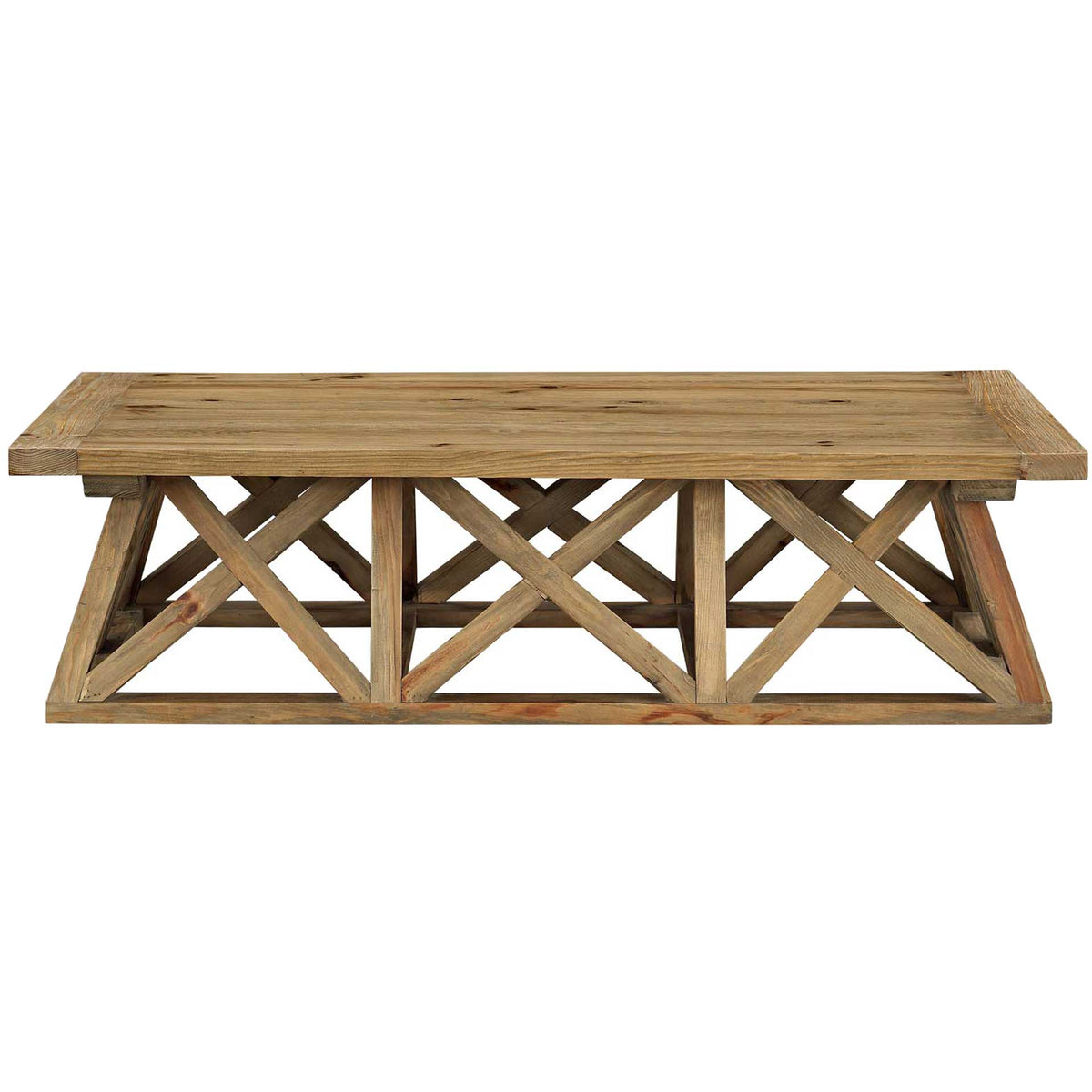 Calera Wood Coffee Table Brown