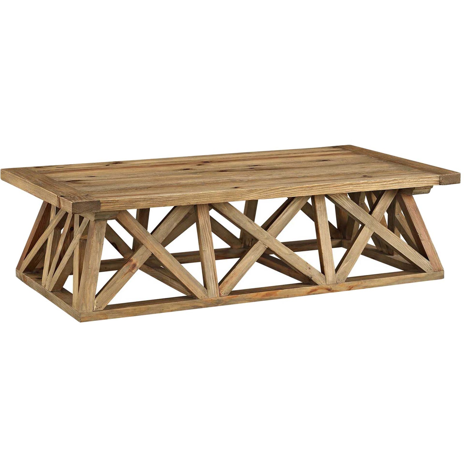 Calera Wood Coffee Table Brown