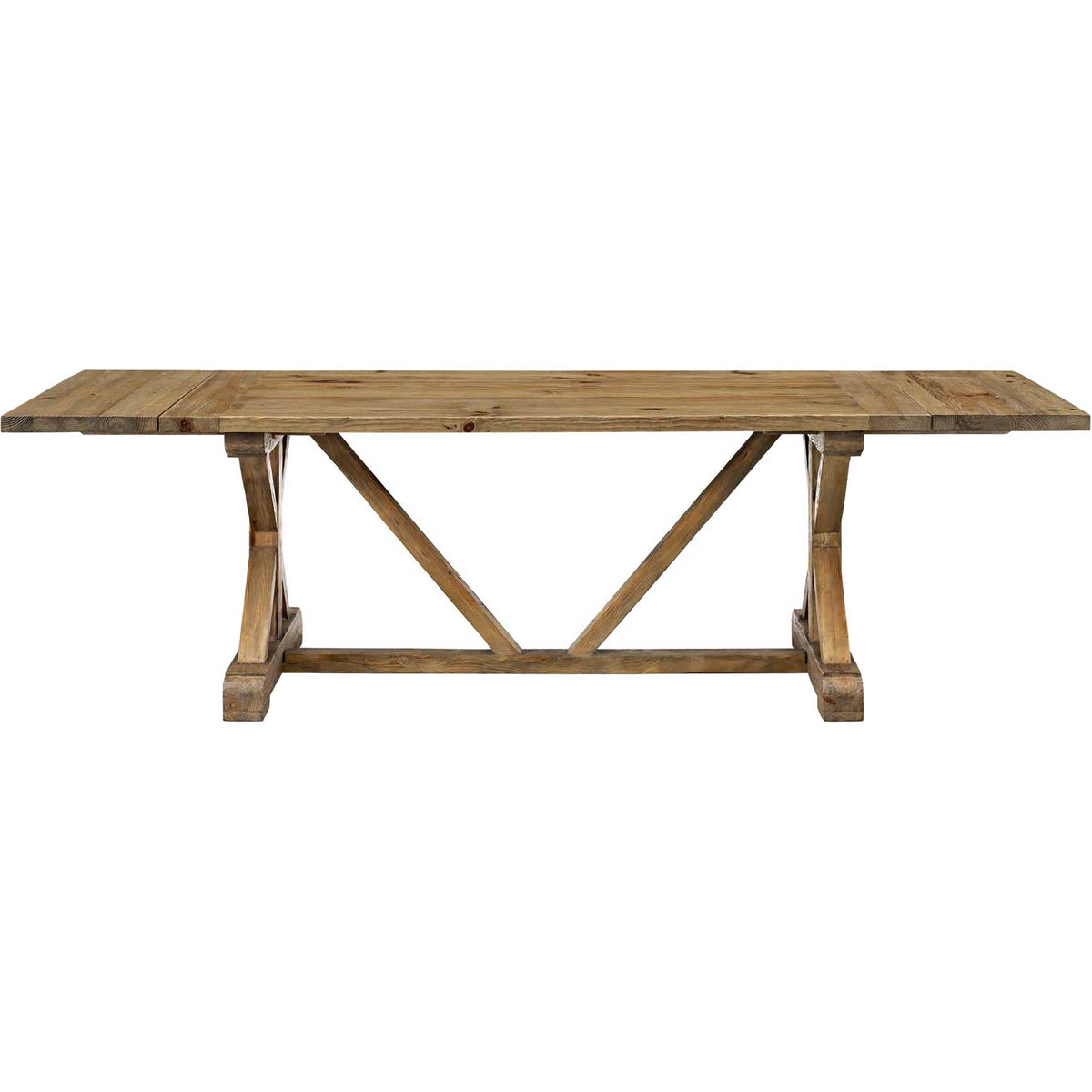 Doyles Extendable Wood Dining Table Brown