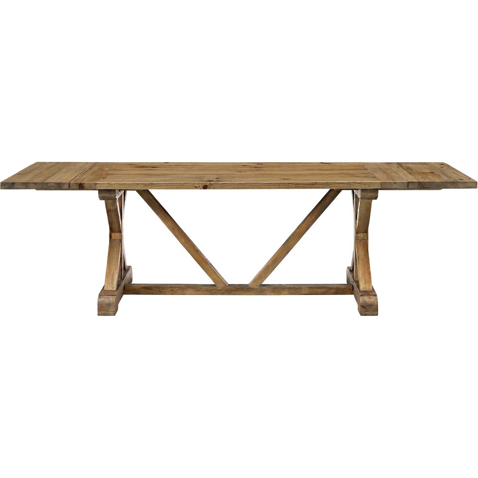 Doyles Extendable Wood Dining Table Brown