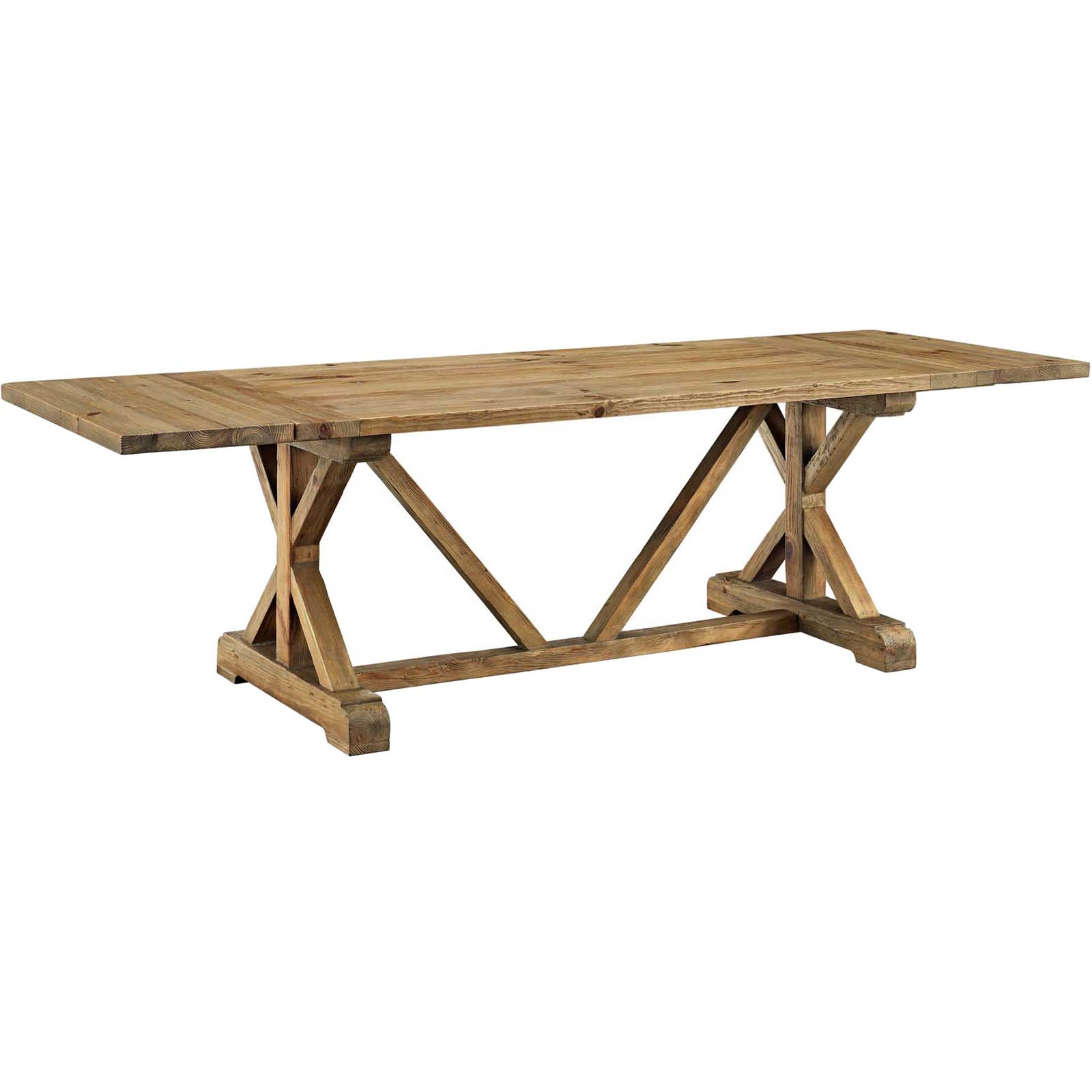 Doyles Extendable Wood Dining Table Brown