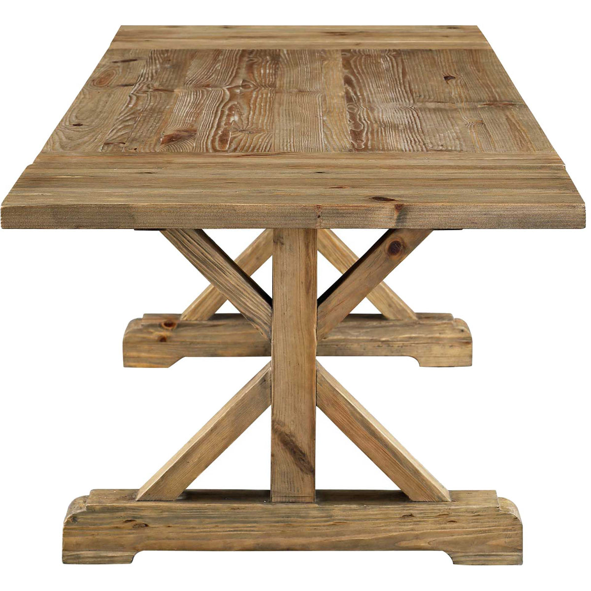 Doyles Extendable Wood Dining Table Brown