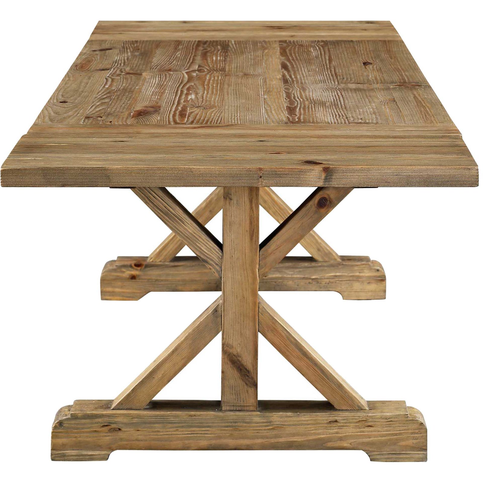 Doyles Extendable Wood Dining Table Brown