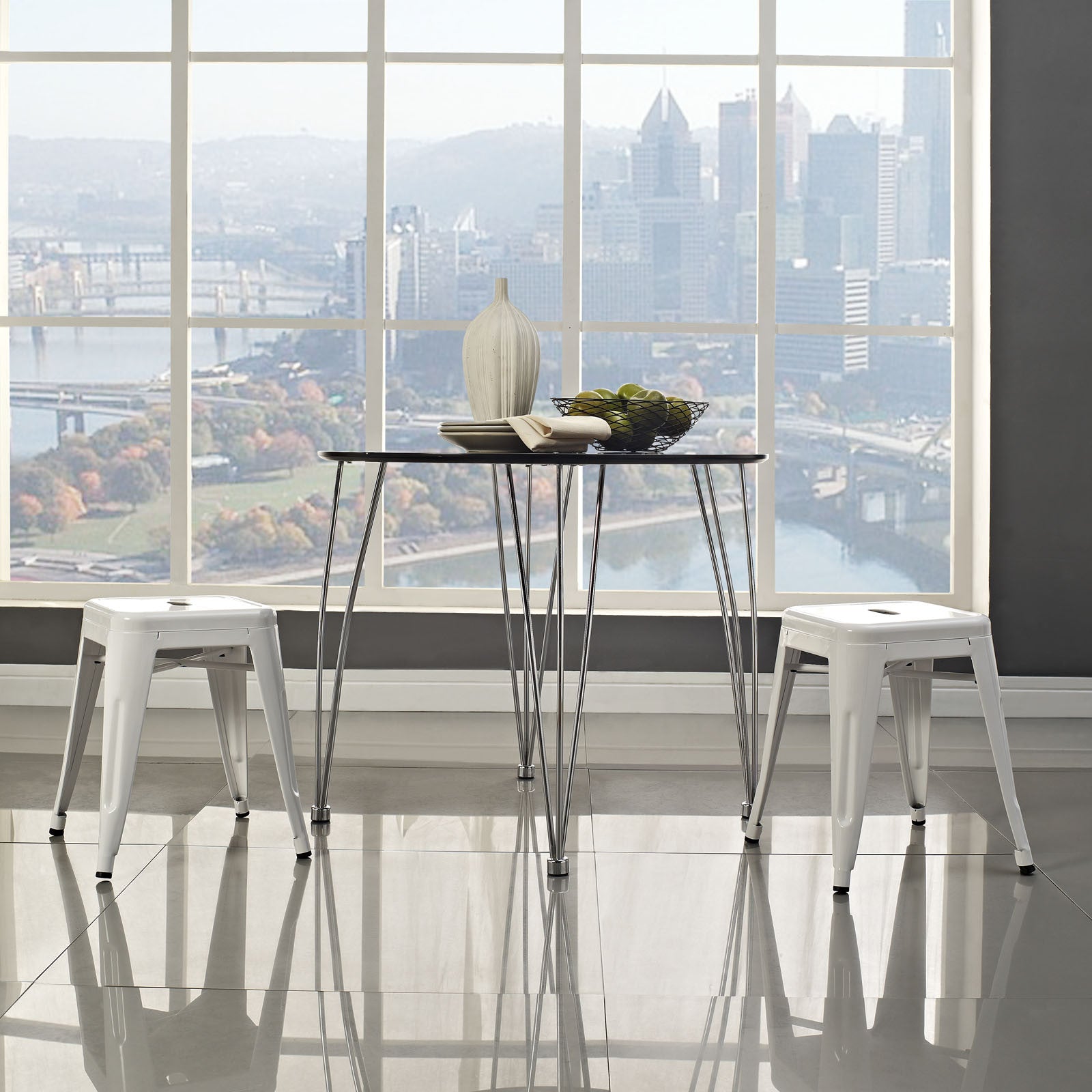 Panora Stool White