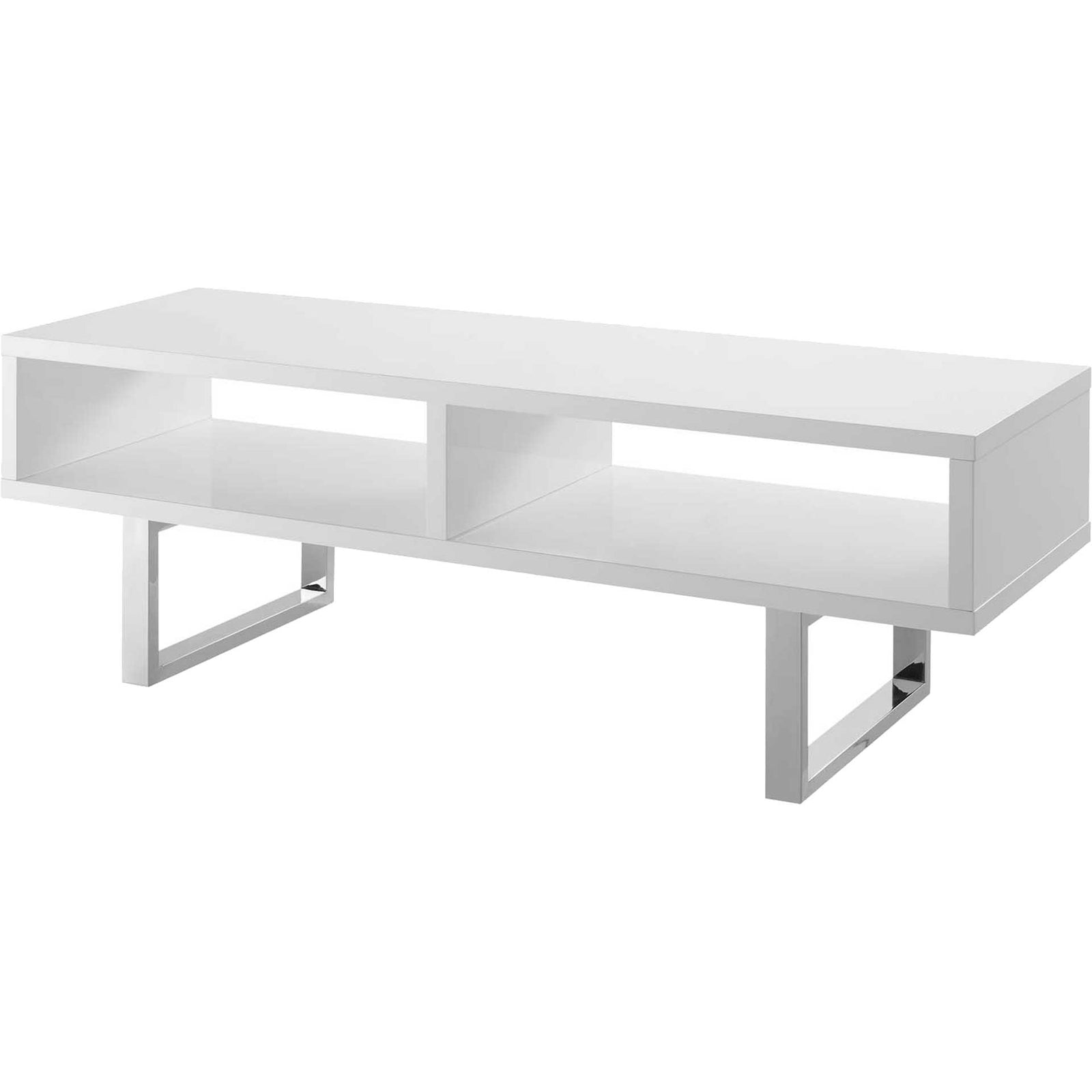Arise Low Profile TV Stand White