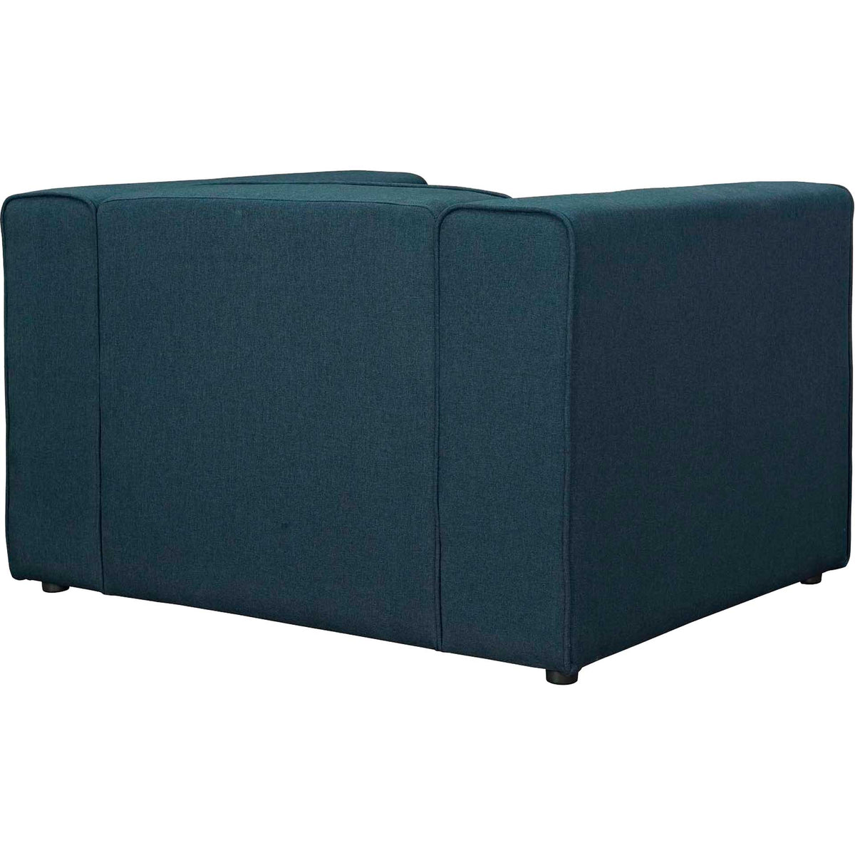 Maisie Upholstered Fabric Armchair Blue