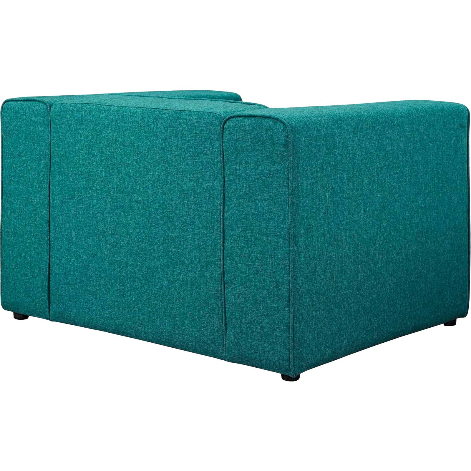 Maisie Upholstered Fabric Armchair Teal