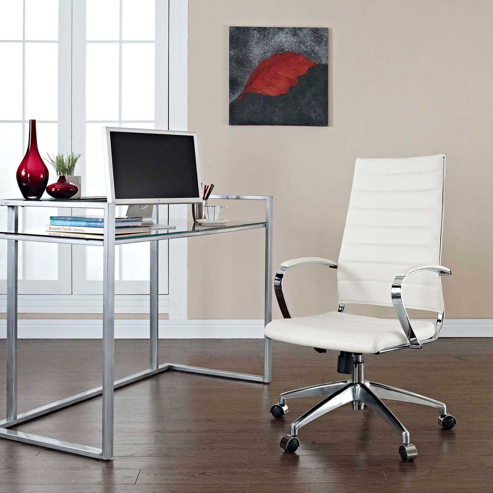 Jaxon High Back Office Chair White