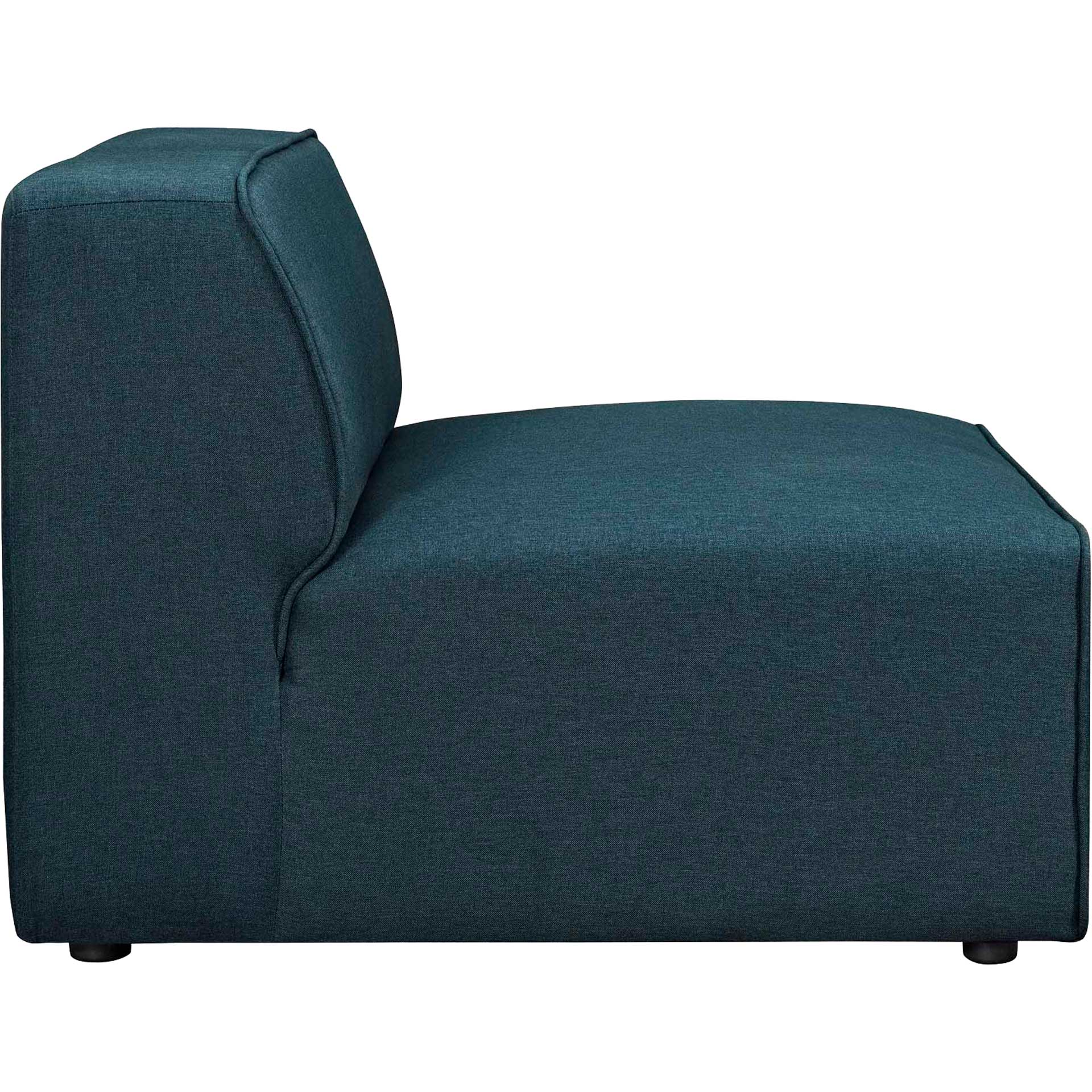 Maisie Fabric Armless Chair Blue