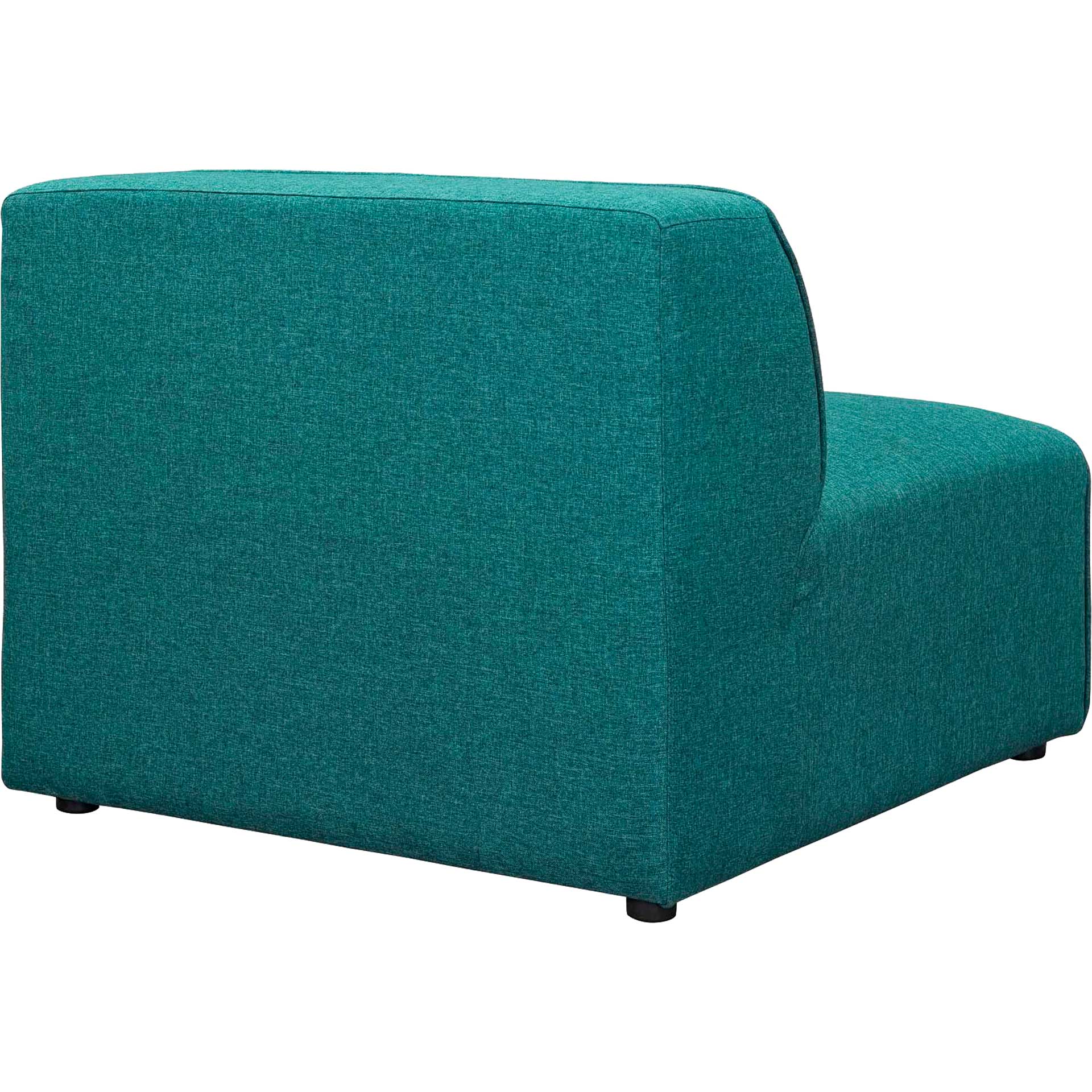 Maisie Fabric Armless Chair Teal