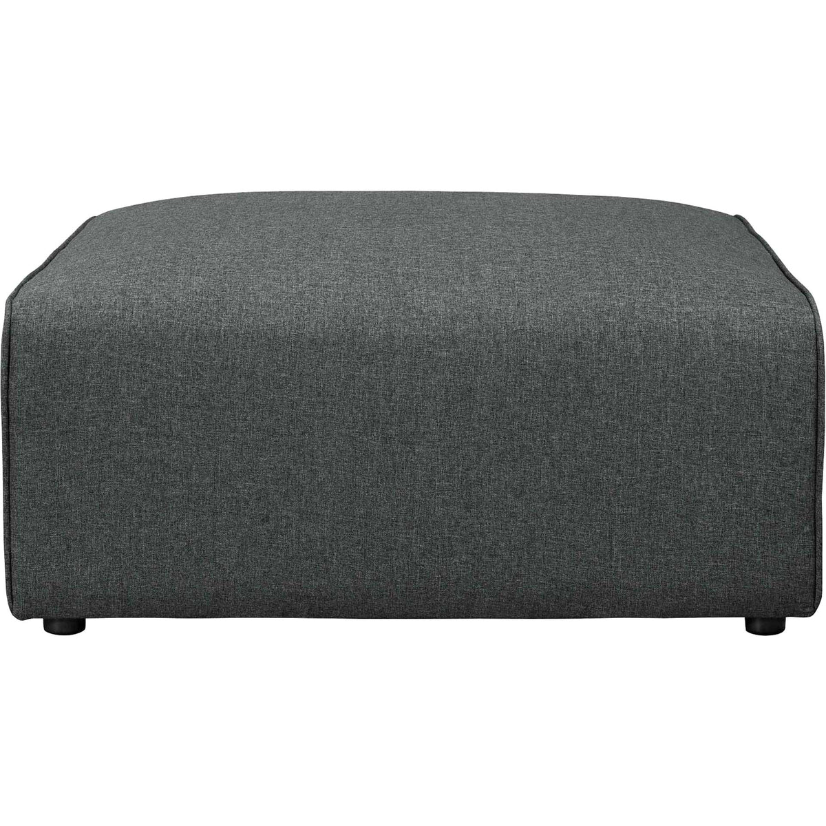 Maisie Fabric Ottoman Gray