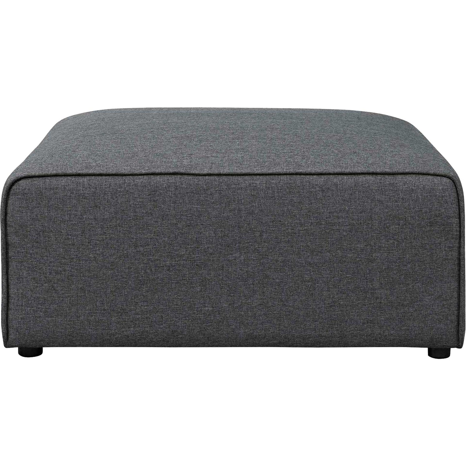 Maisie Fabric Ottoman Gray