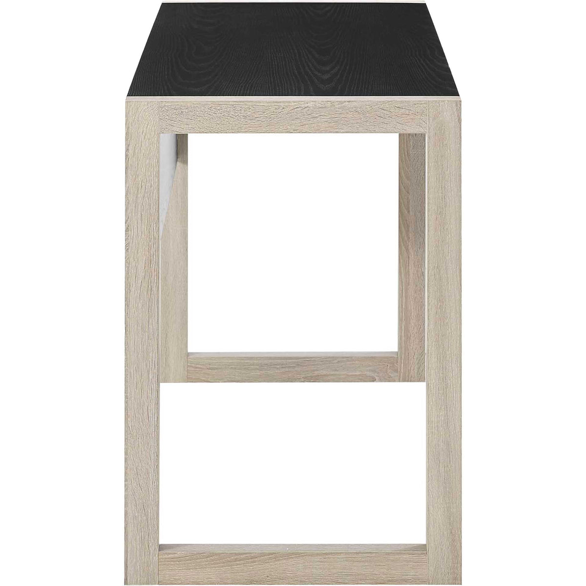 Bella Wood Writing Desk Natural Black