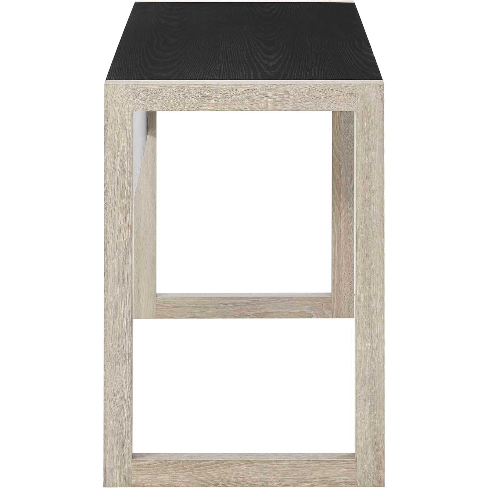 Bella Wood Writing Desk Natural Black
