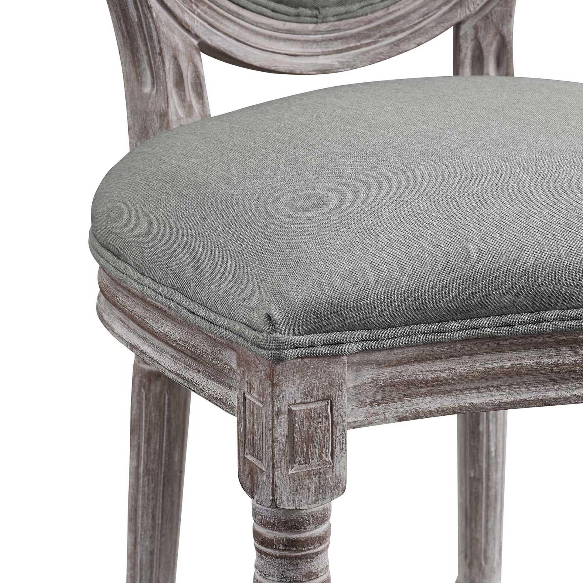 Arturo Fabric Side Chair Light Gray