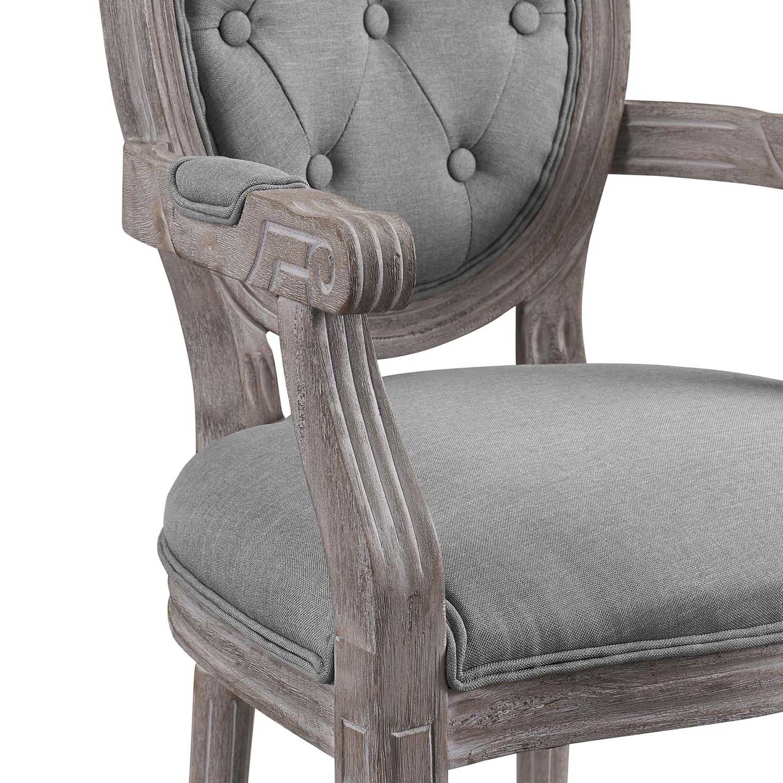 Arturo Dining Armchair Light Gray