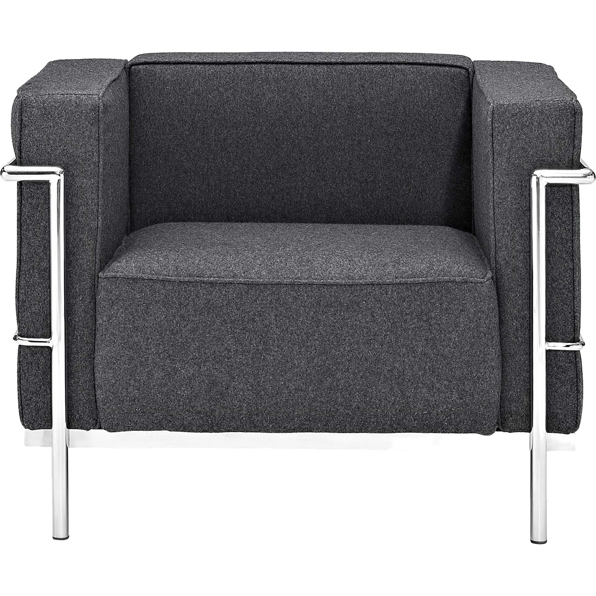 Chant Grande Wool Armchair Dark Gray