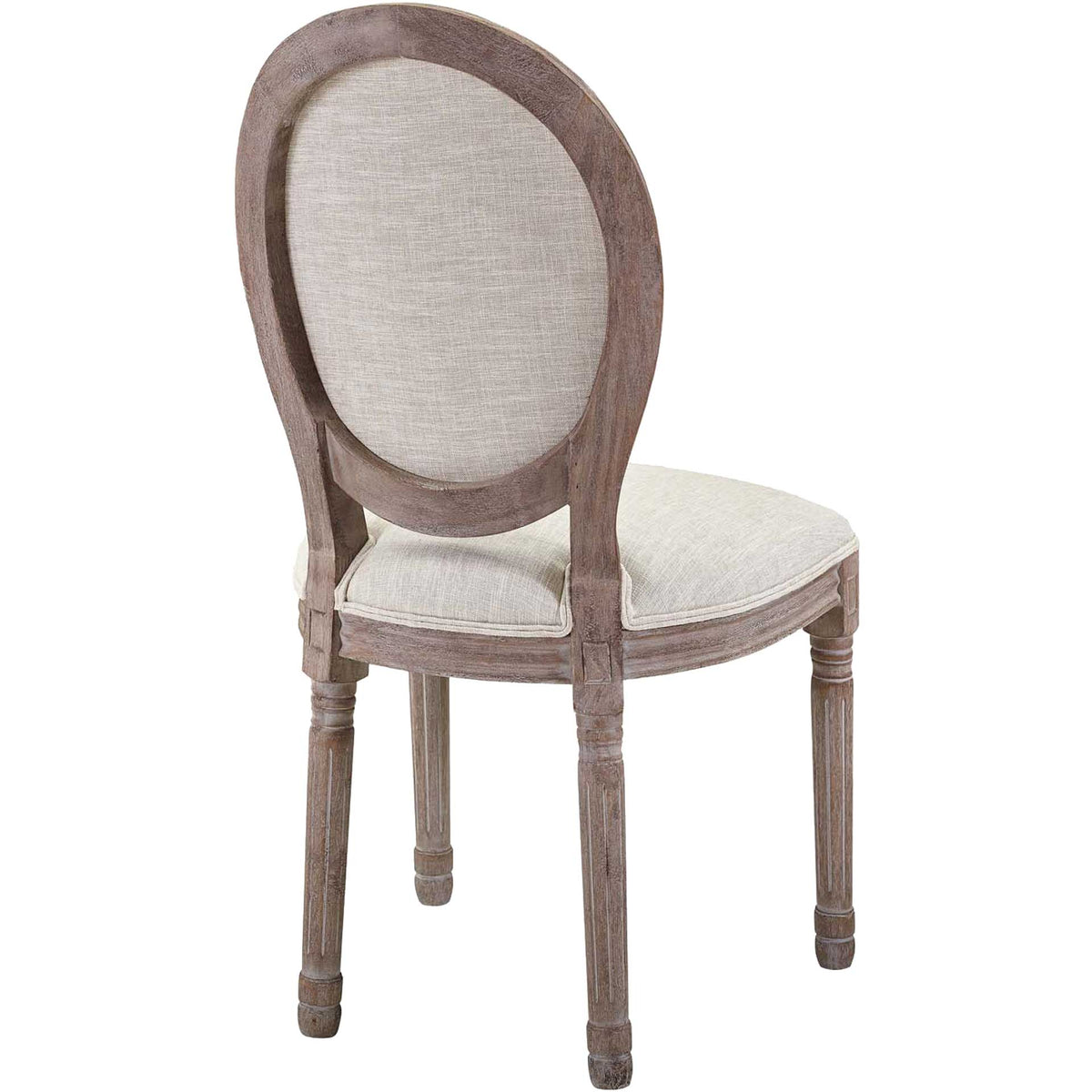 Eagle Upholstered Fabric Dining Side Chair Beige