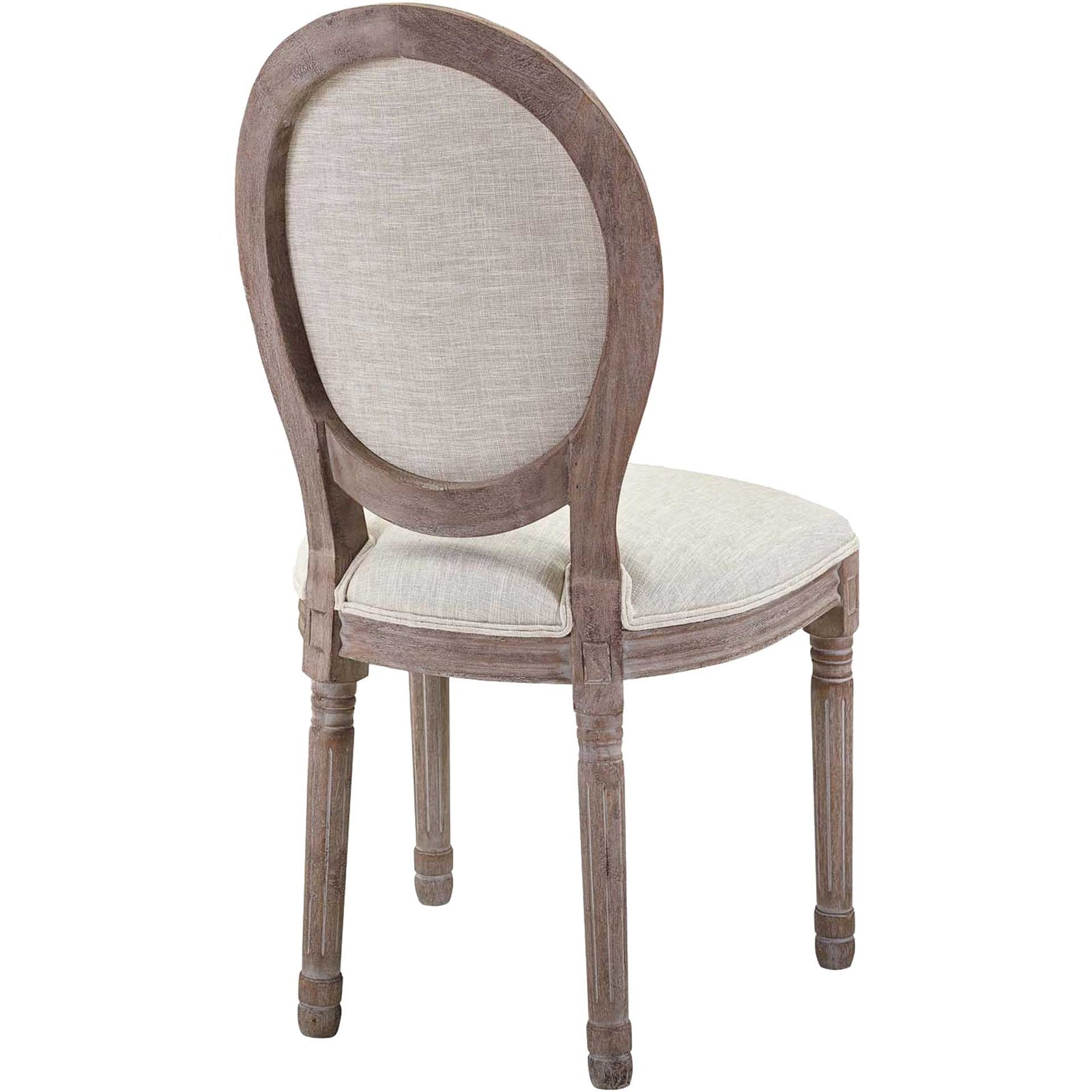 Eagle Upholstered Fabric Dining Side Chair Beige