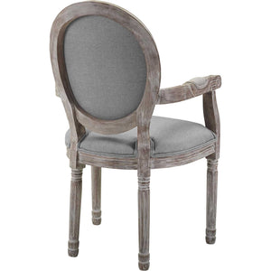 Eagle Upholstered Fabric Dining Armchair Light Gray